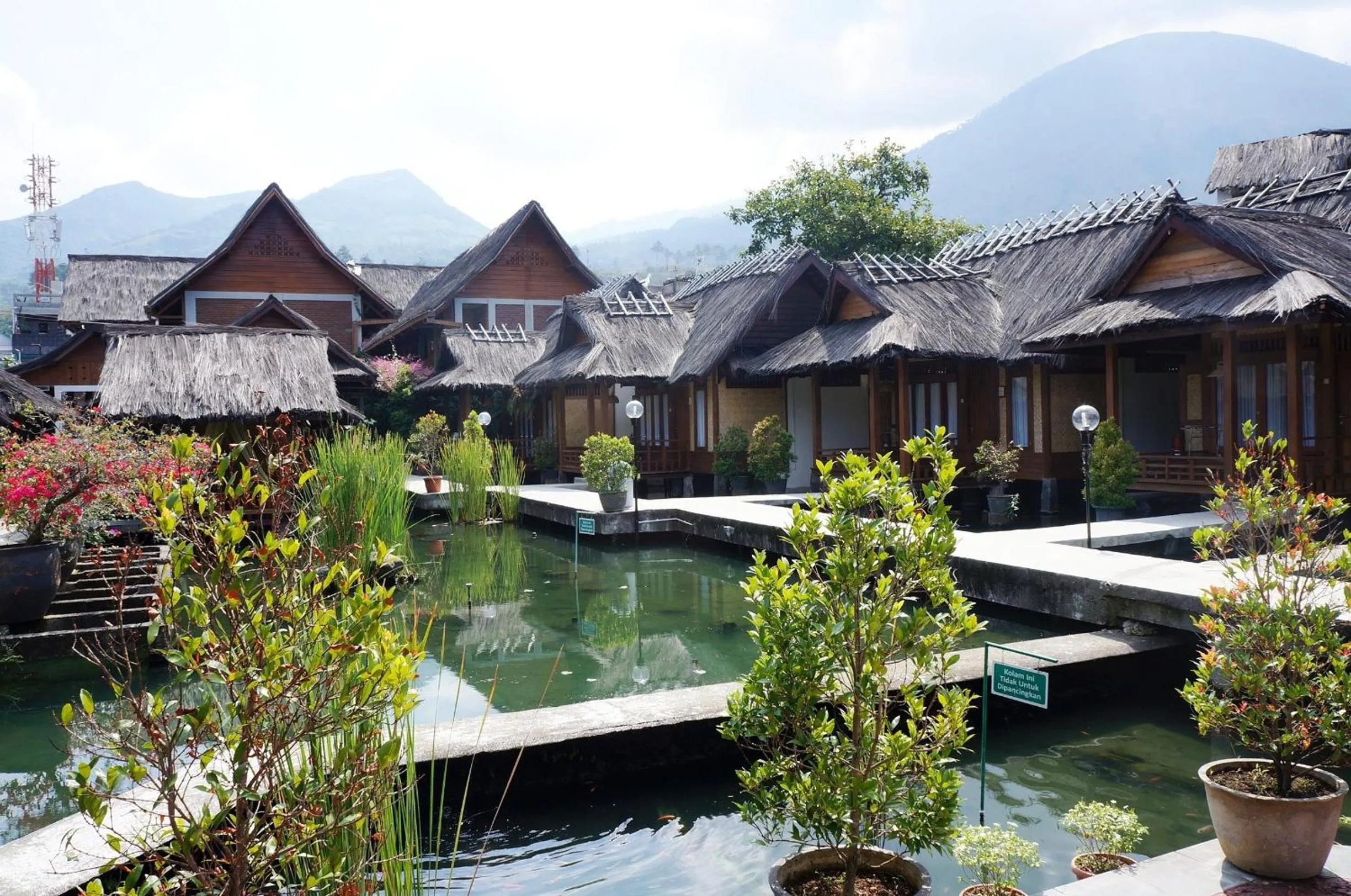 Facade/entrance in Kampung Sumber Alam Garut