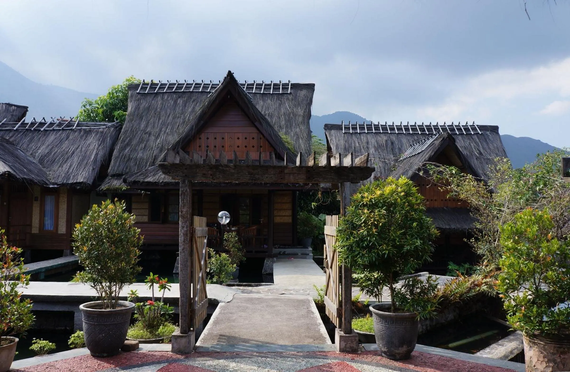 Facade/entrance in Kampung Sumber Alam Garut