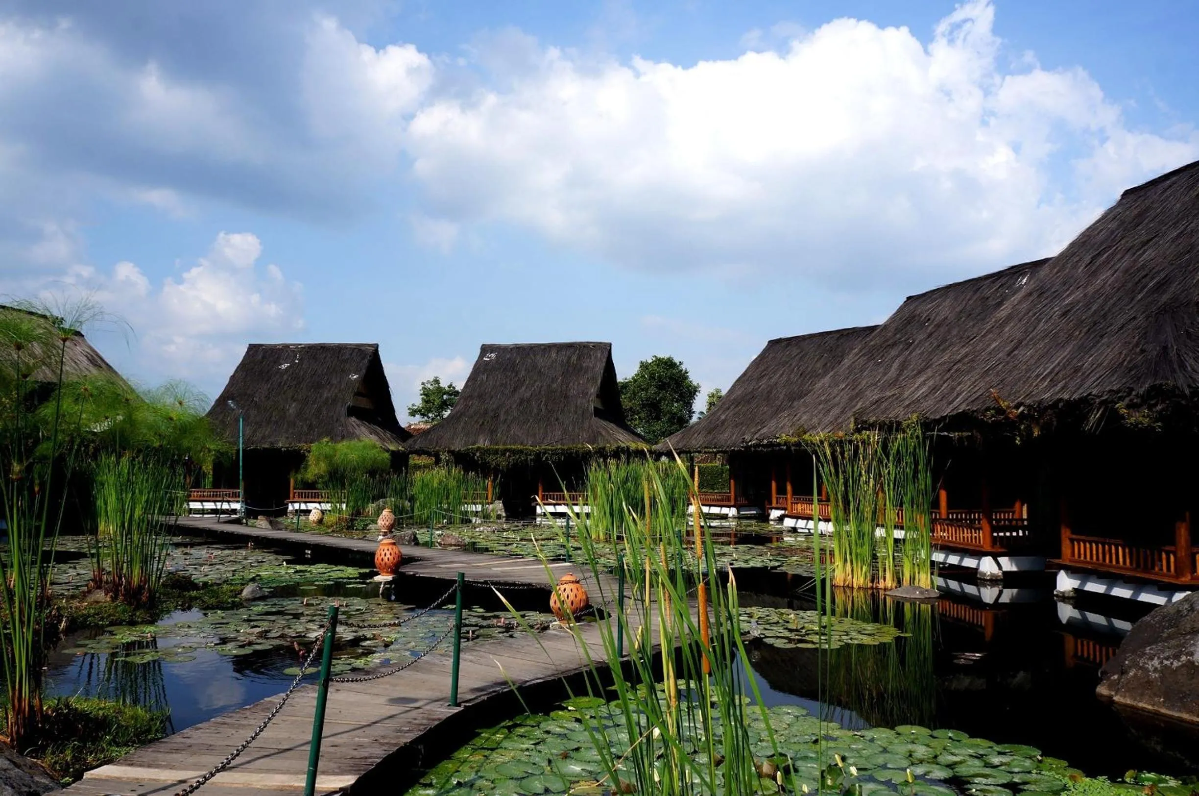 Facade/entrance in Kampung Sumber Alam Garut