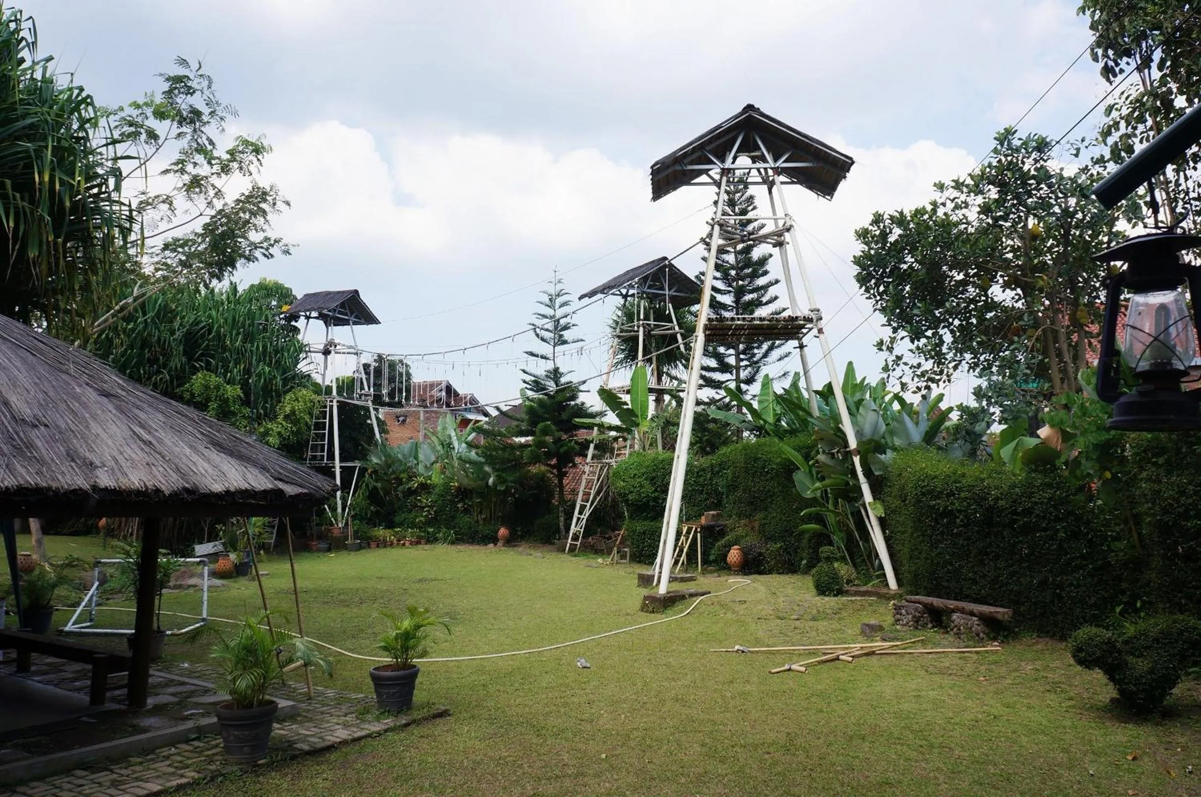 Area and facilities in Kampung Sumber Alam Garut