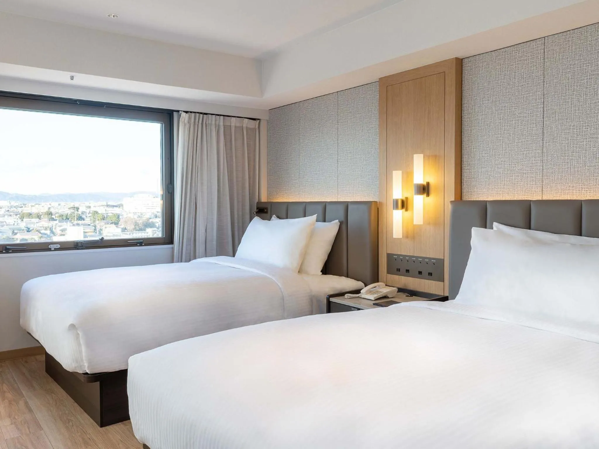 Photo of the whole room, Bed in Grand Hotel Hamamatsu