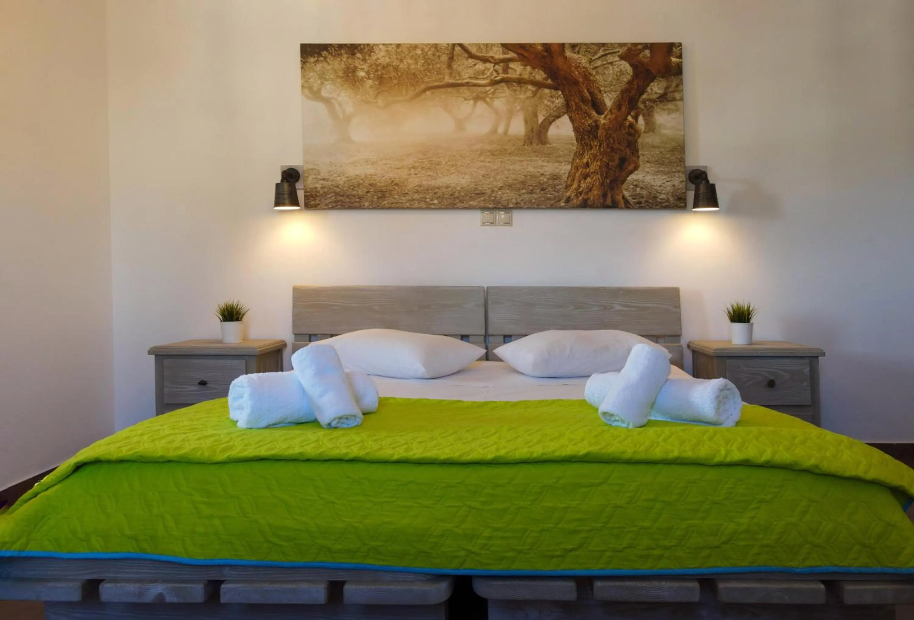Bed in Mistral-Patmos