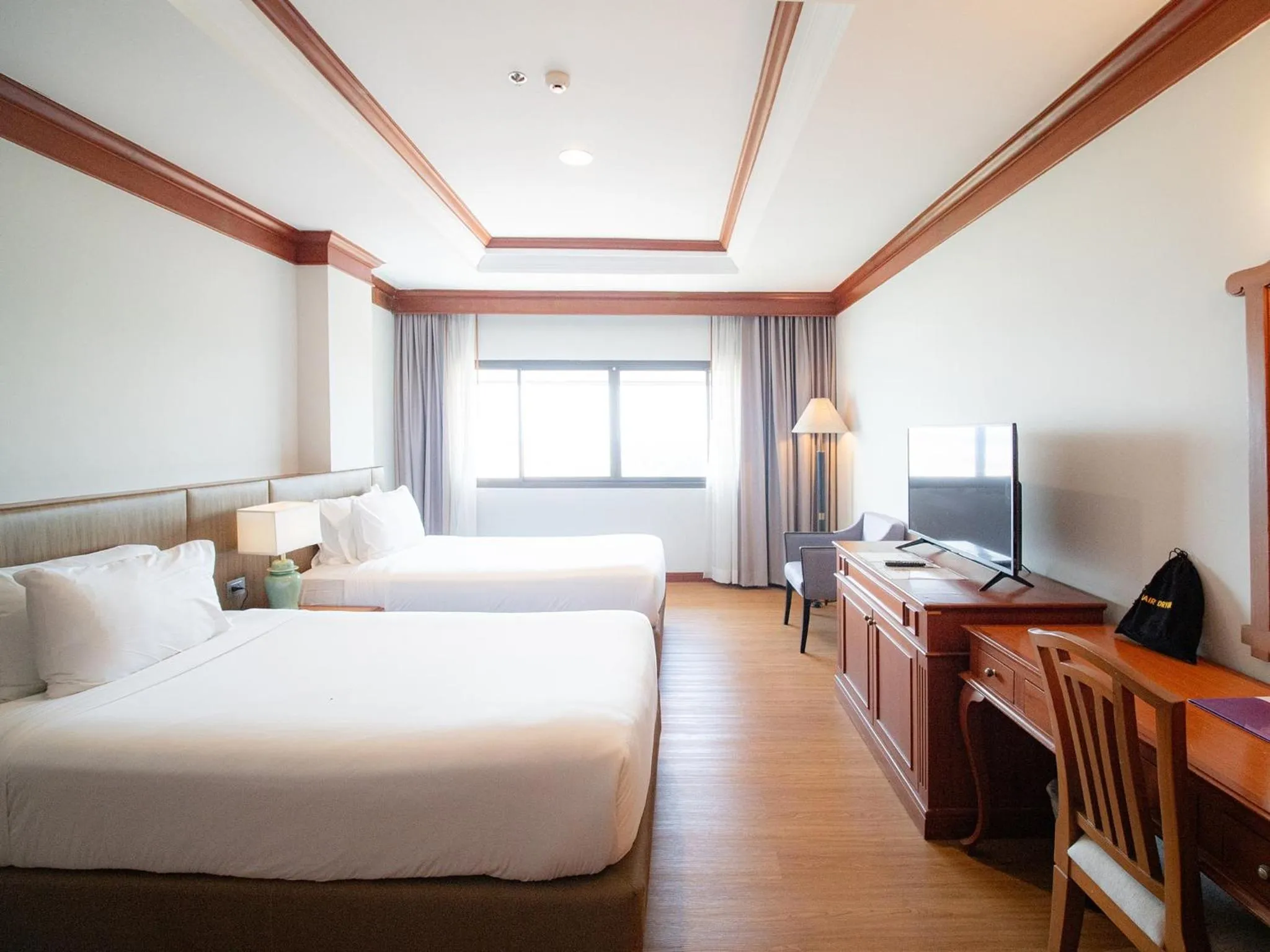 Bed in Fortune River View Hotel Nakhon Phanom