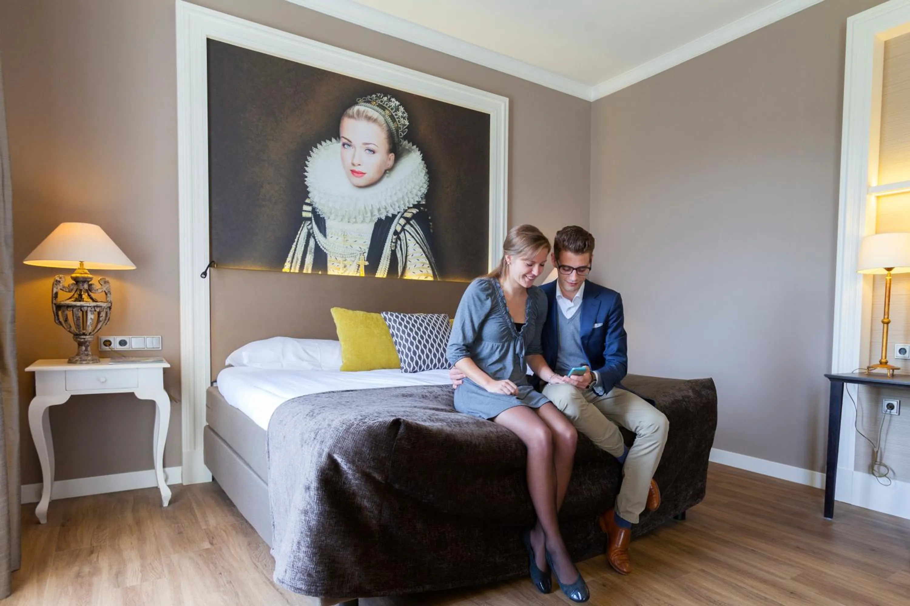 Guests in Hotel Bloemendal, near Aachen