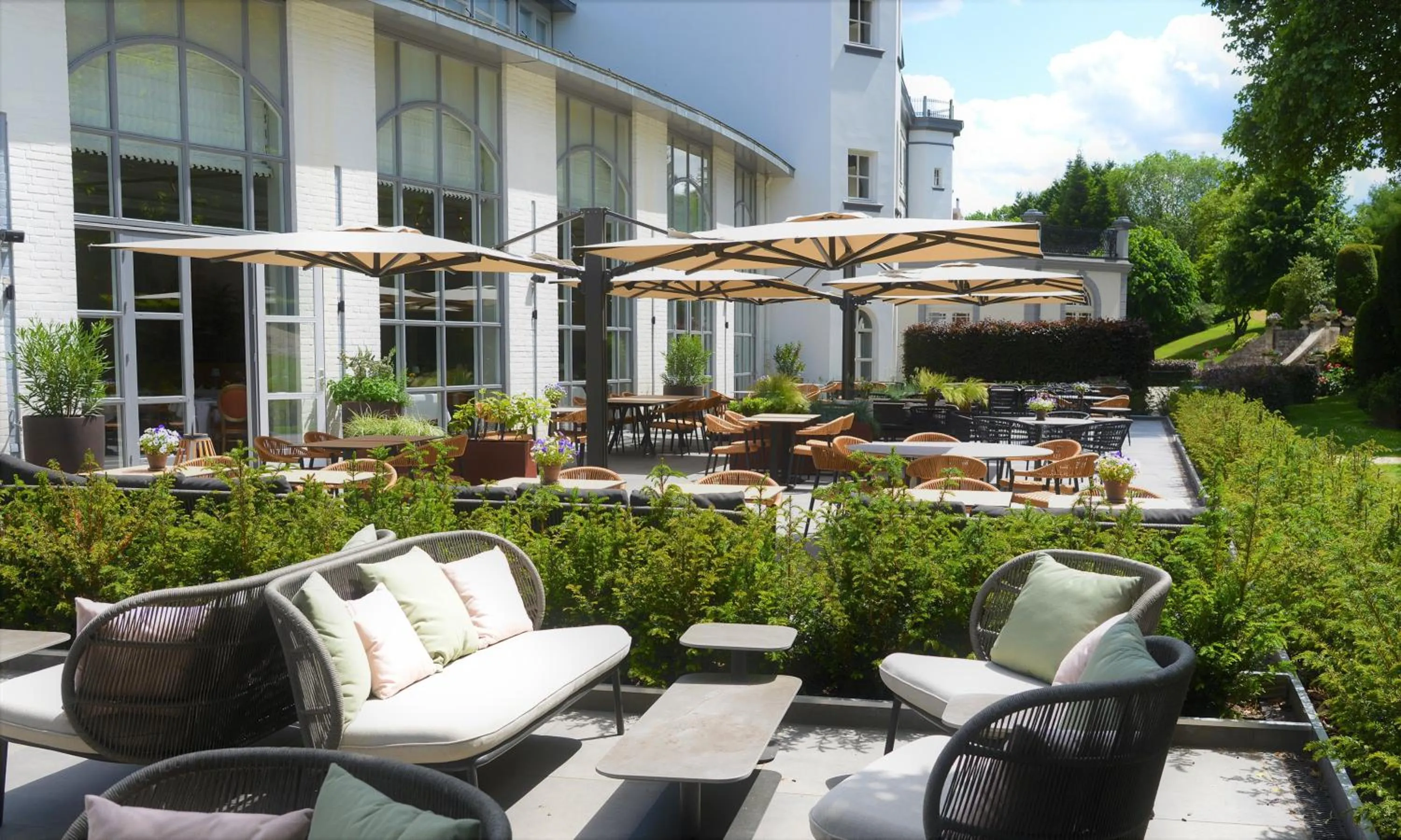 Balcony/Terrace in Hotel Bloemendal, near Aachen