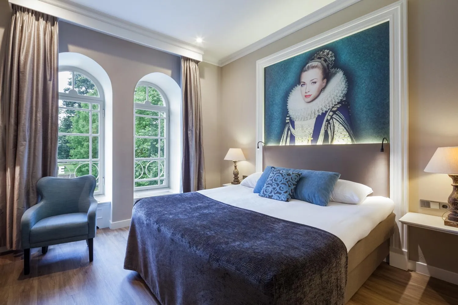 Bedroom, Bed in Hotel Bloemendal, near Aachen