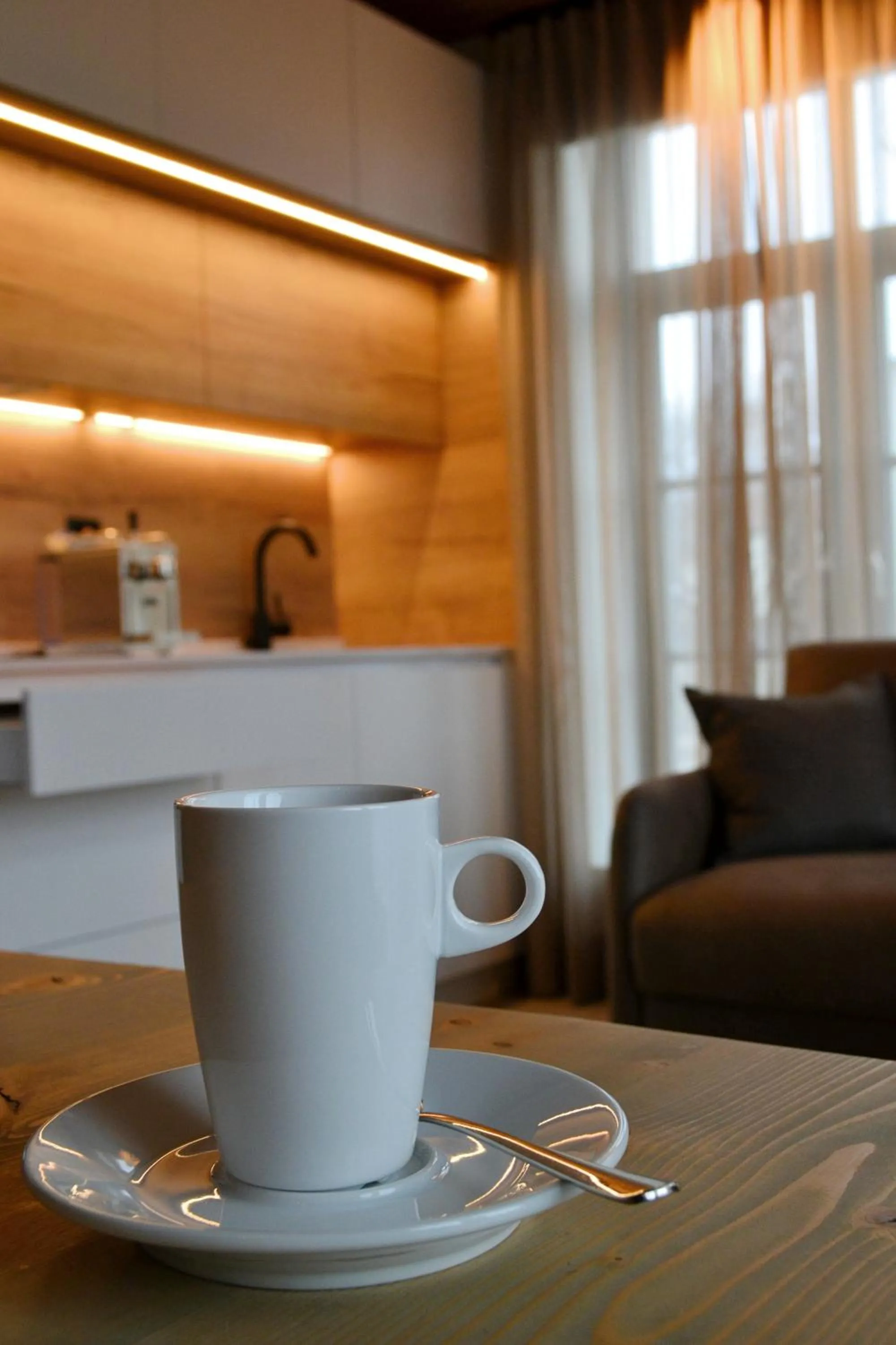 Kitchen or kitchenette in Andenes Suitehotel