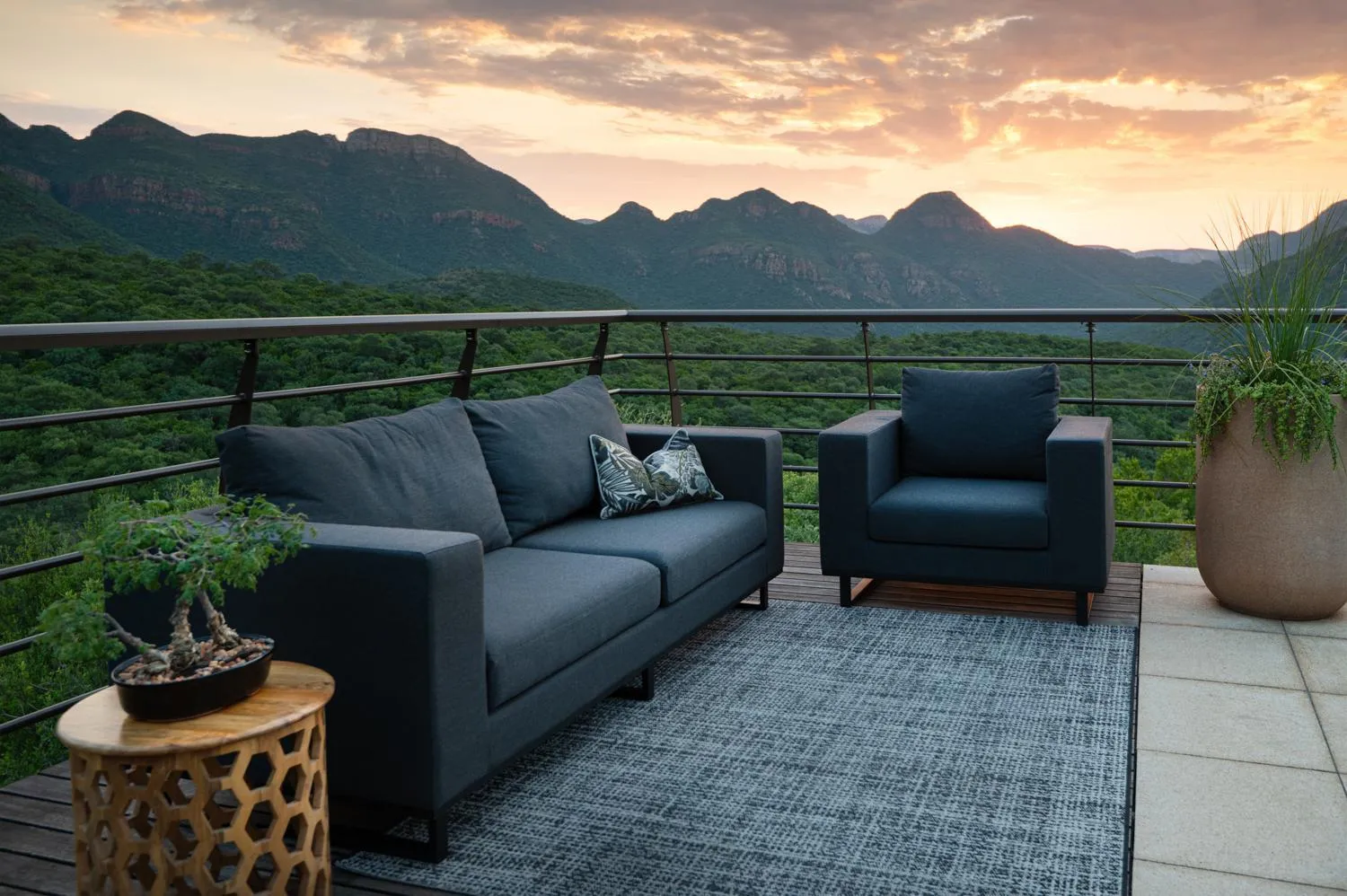 Patio in umVangati House