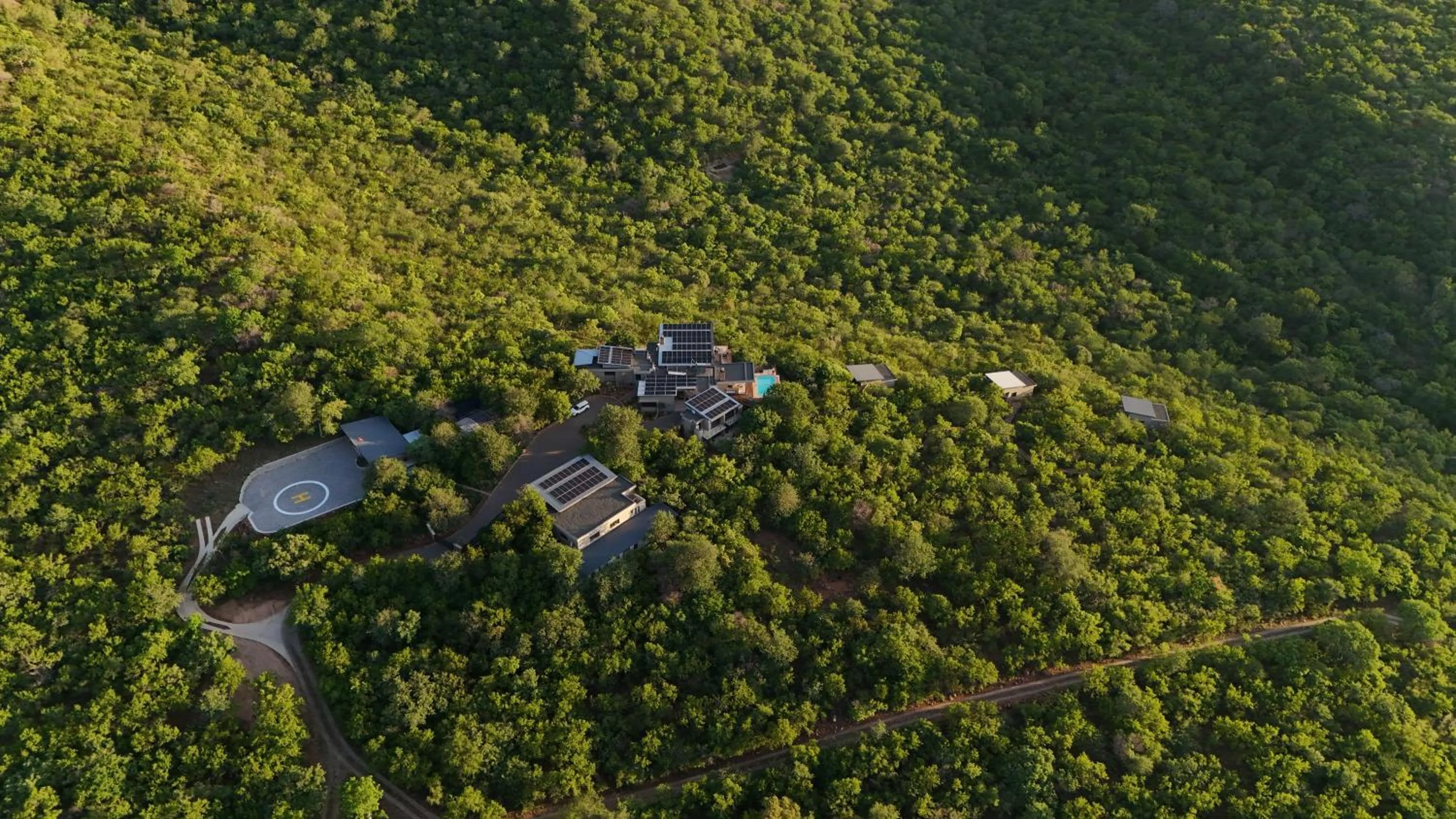Bird's eye view in umVangati House