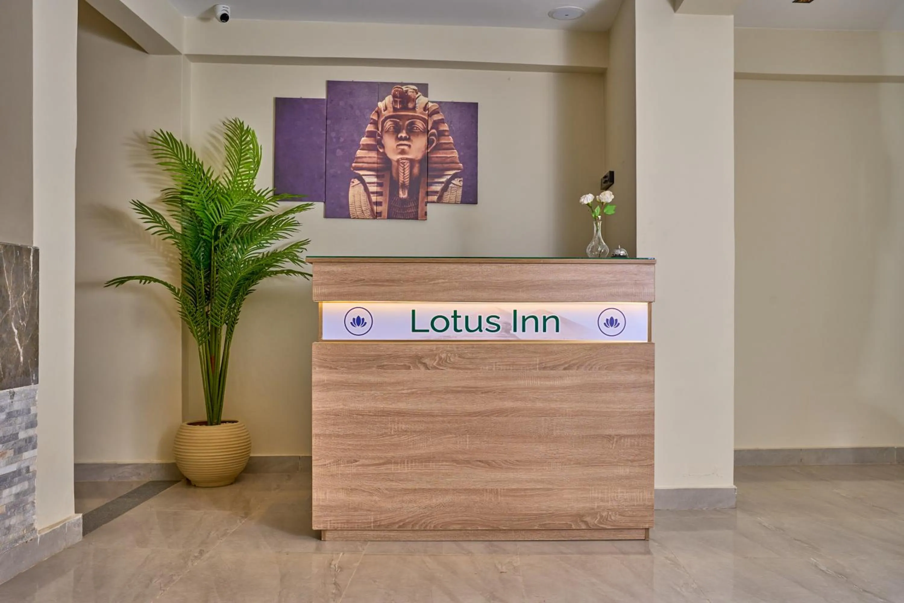 Lobby or reception in Lotus Inn