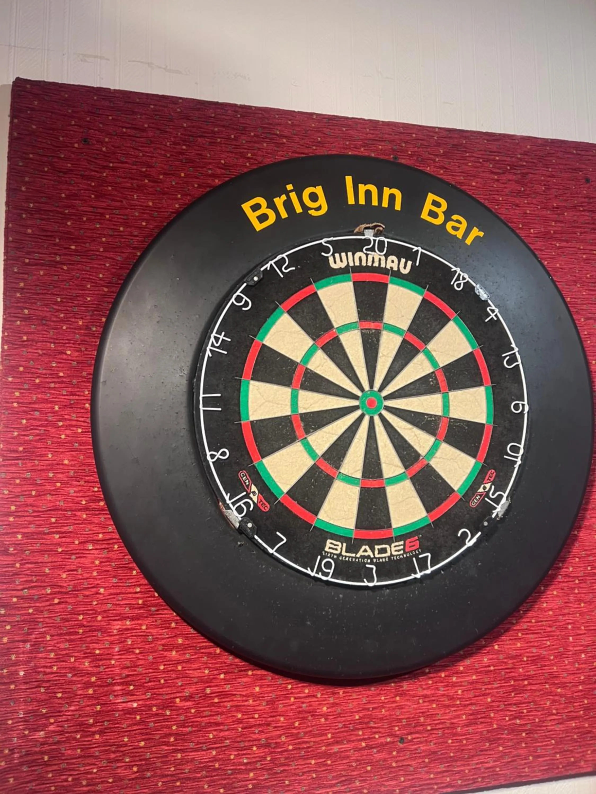 Darts in Brig Inn Hotel