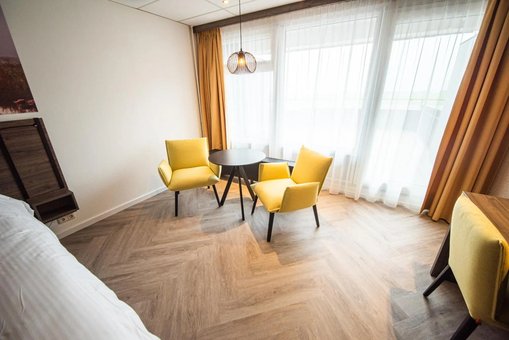 Seating area in Hotel Zwartewater