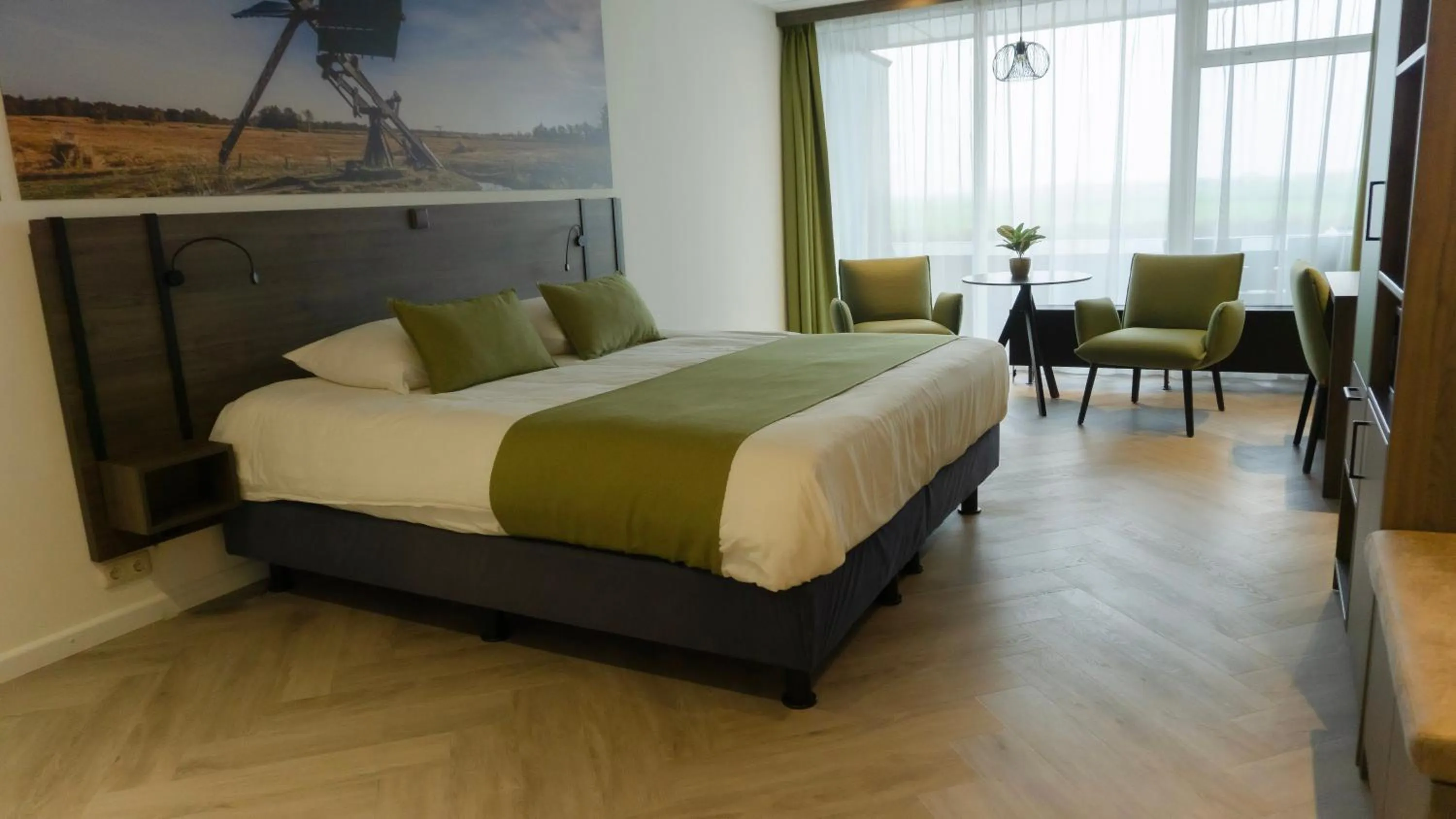 Bed in Hotel Zwartewater