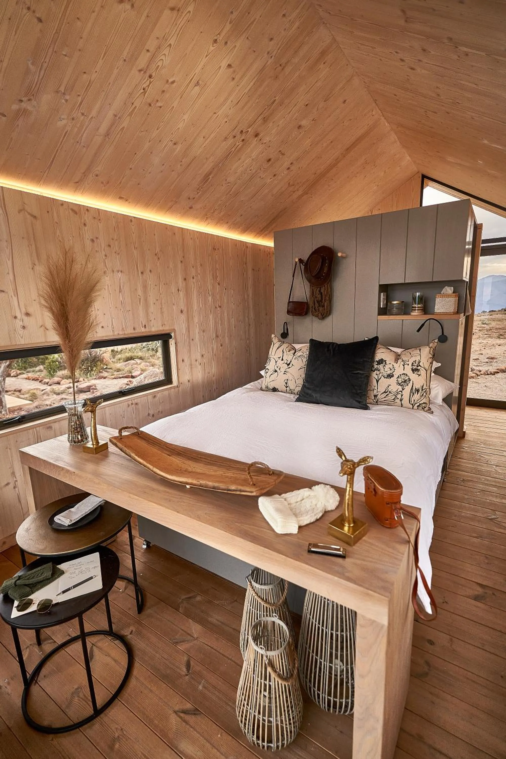 Bedroom, Bed in Mount Camdeboo Private Game Reserve by NEWMARK