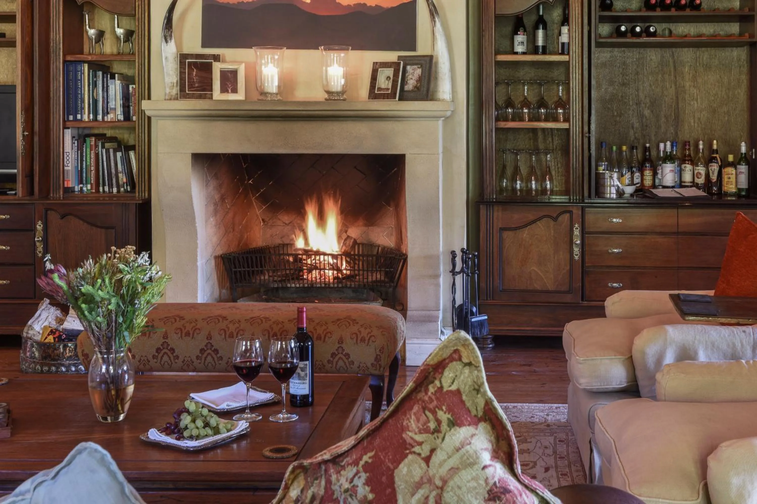 Communal lounge/ TV room in Mount Camdeboo Private Game Reserve by NEWMARK