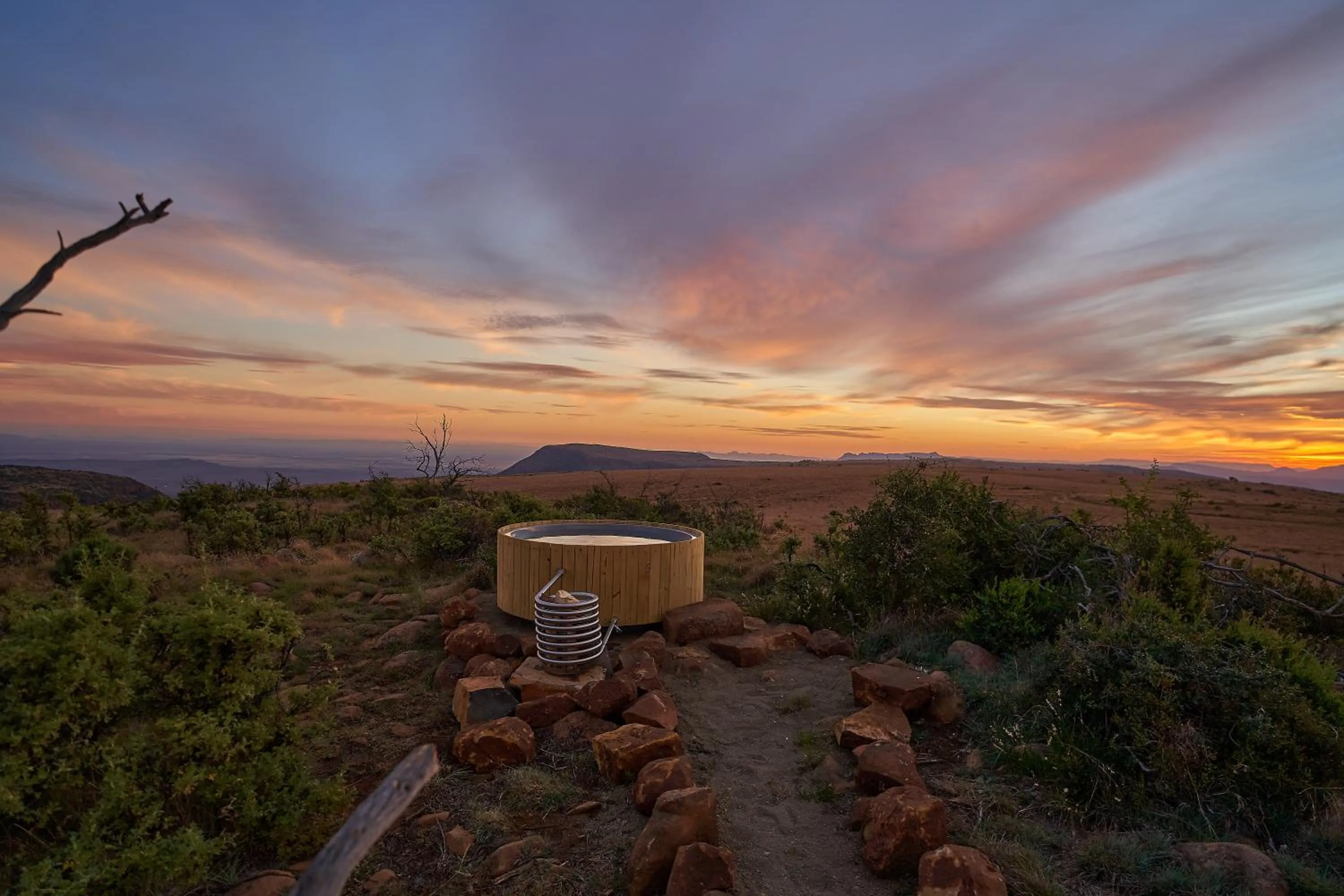 Hot Tub in Mount Camdeboo Private Game Reserve by NEWMARK