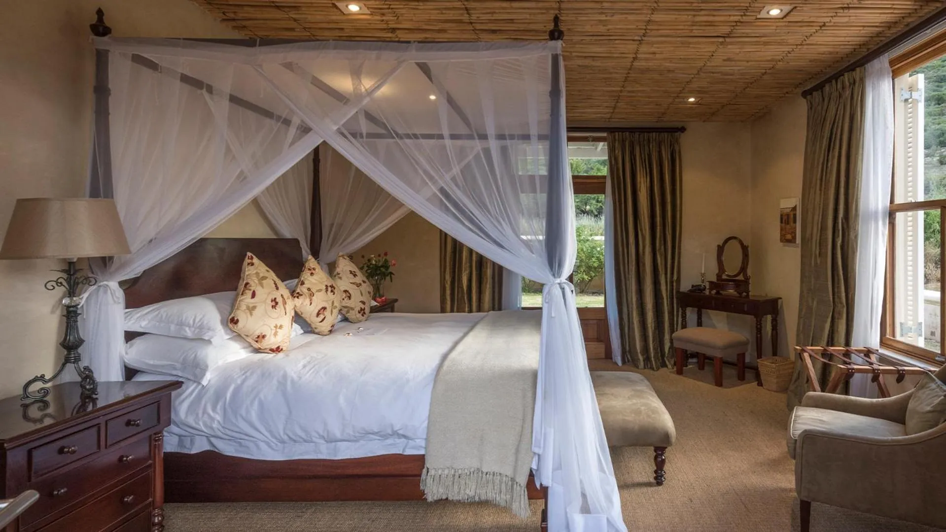 Bedroom, Bed in Mount Camdeboo Private Game Reserve by NEWMARK