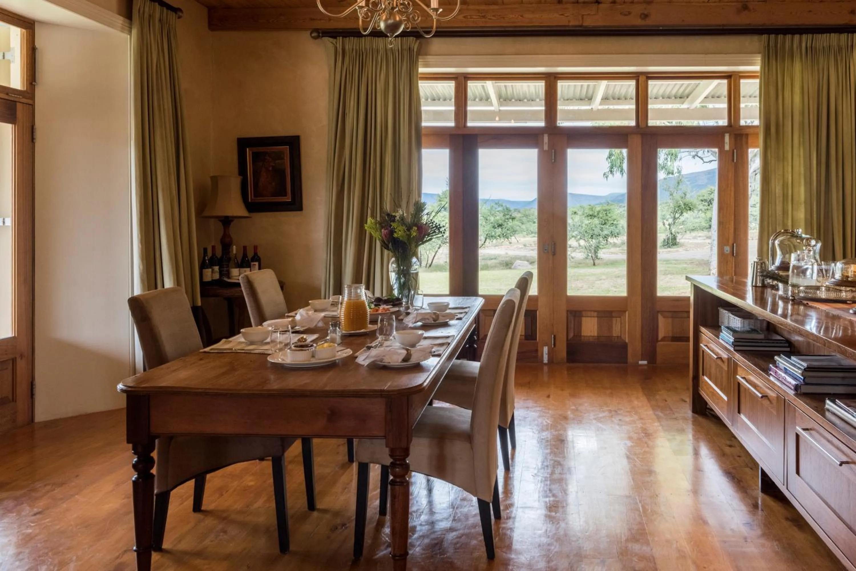 Dining area in Mount Camdeboo Private Game Reserve by NEWMARK