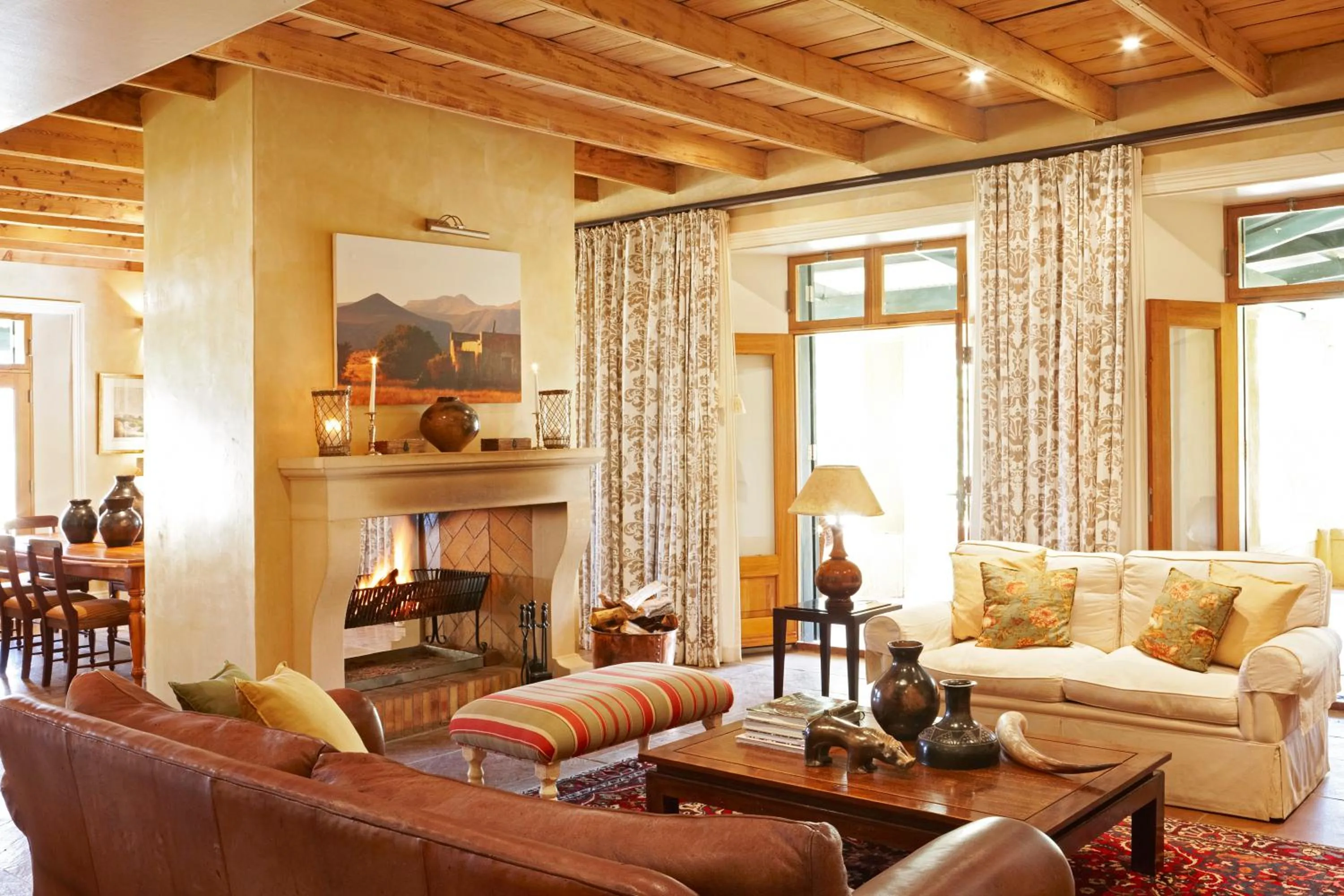 Communal lounge/ TV room in Mount Camdeboo Private Game Reserve by NEWMARK