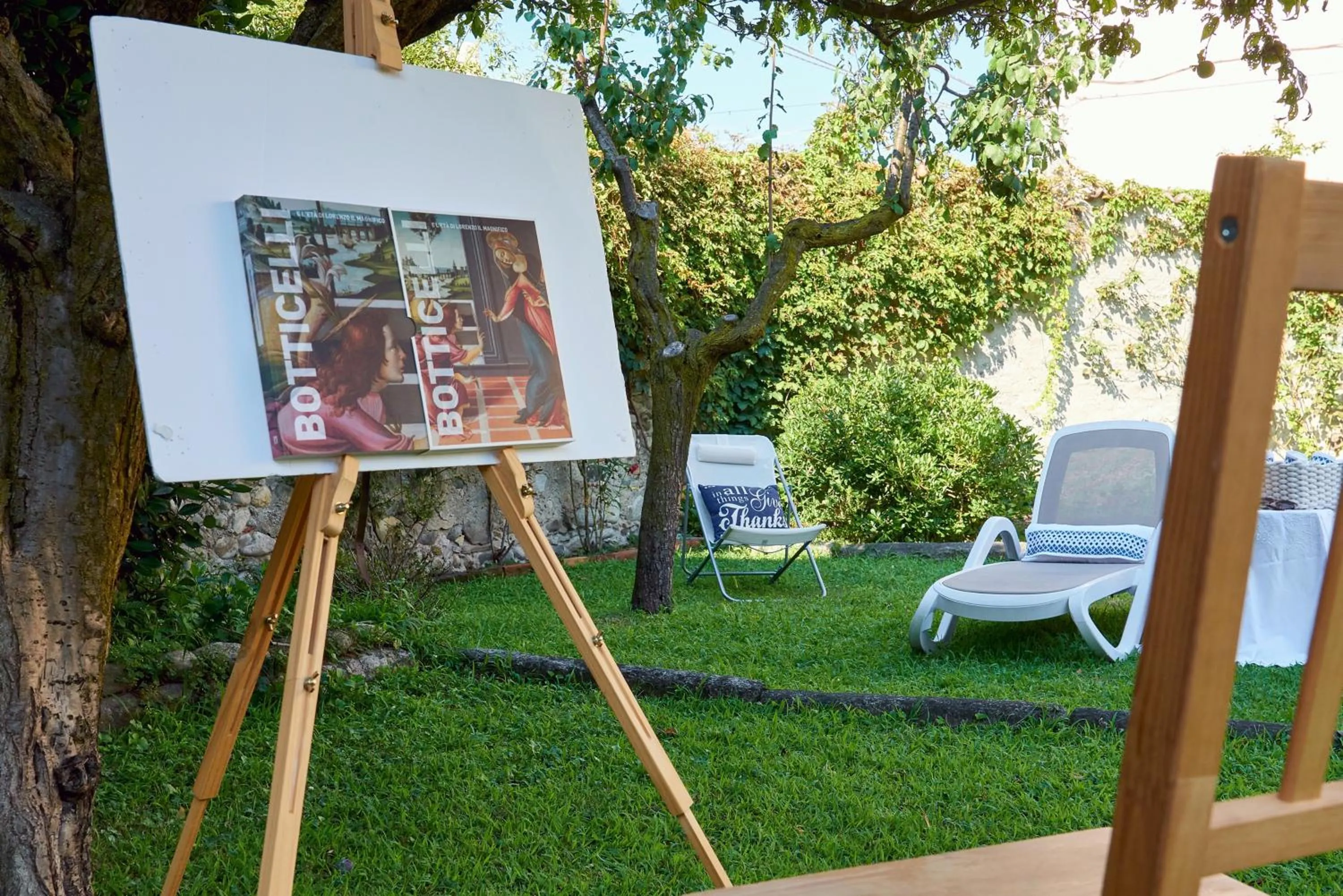 Garden view in Antica Casa Balsari