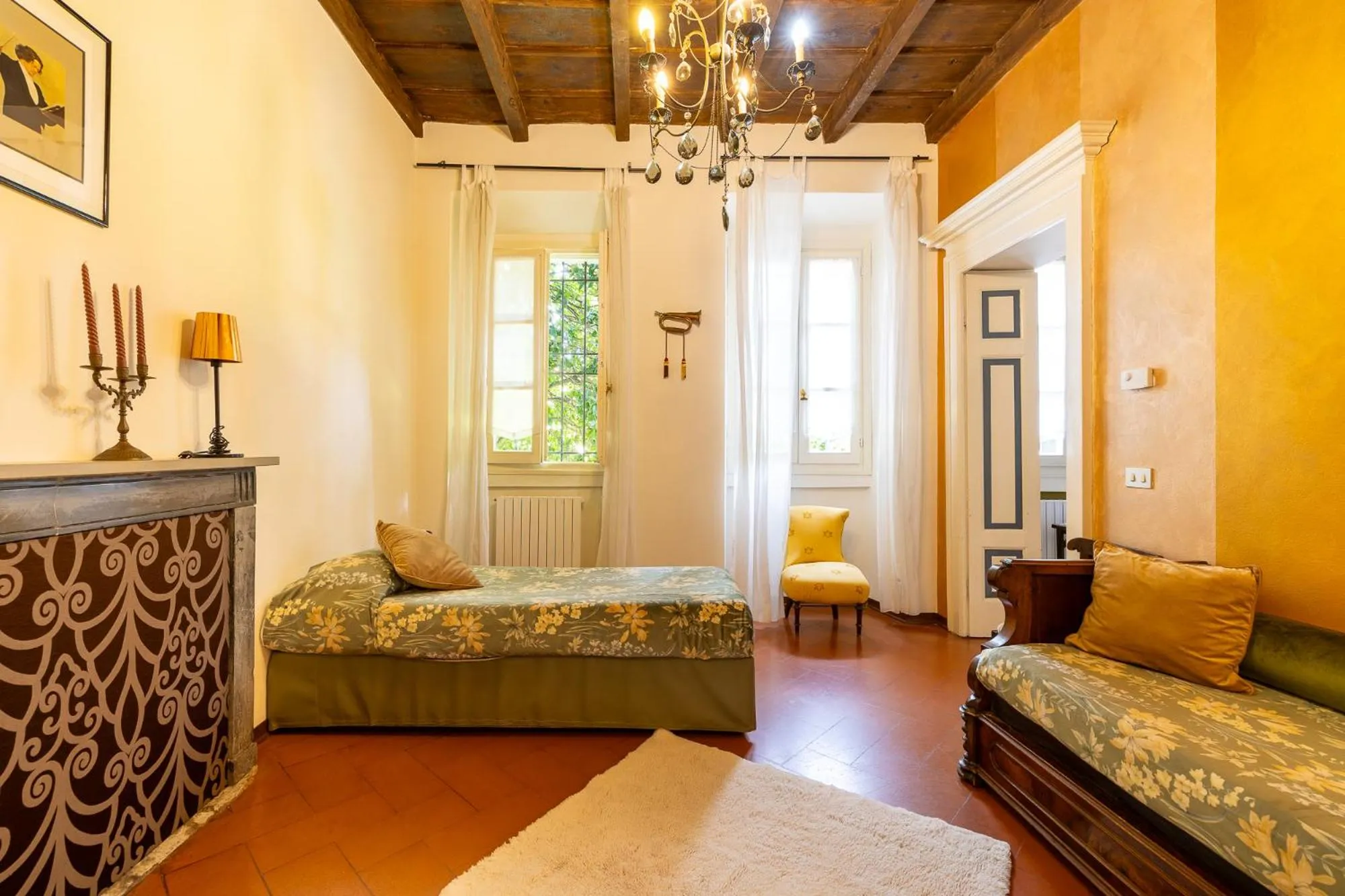 Bed in Antica Casa Balsari