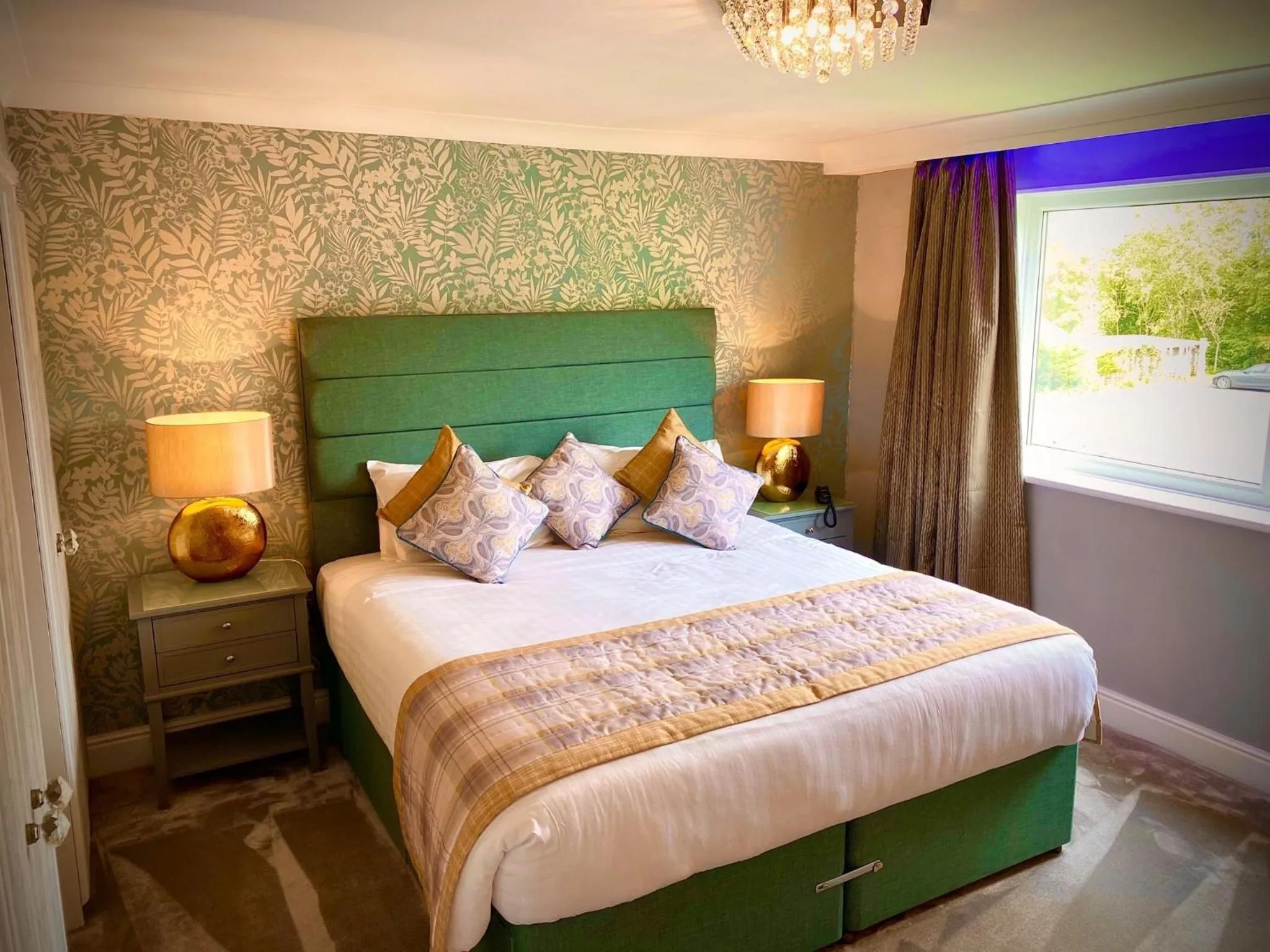 Bedroom, Bed in Foxfields Country Hotel