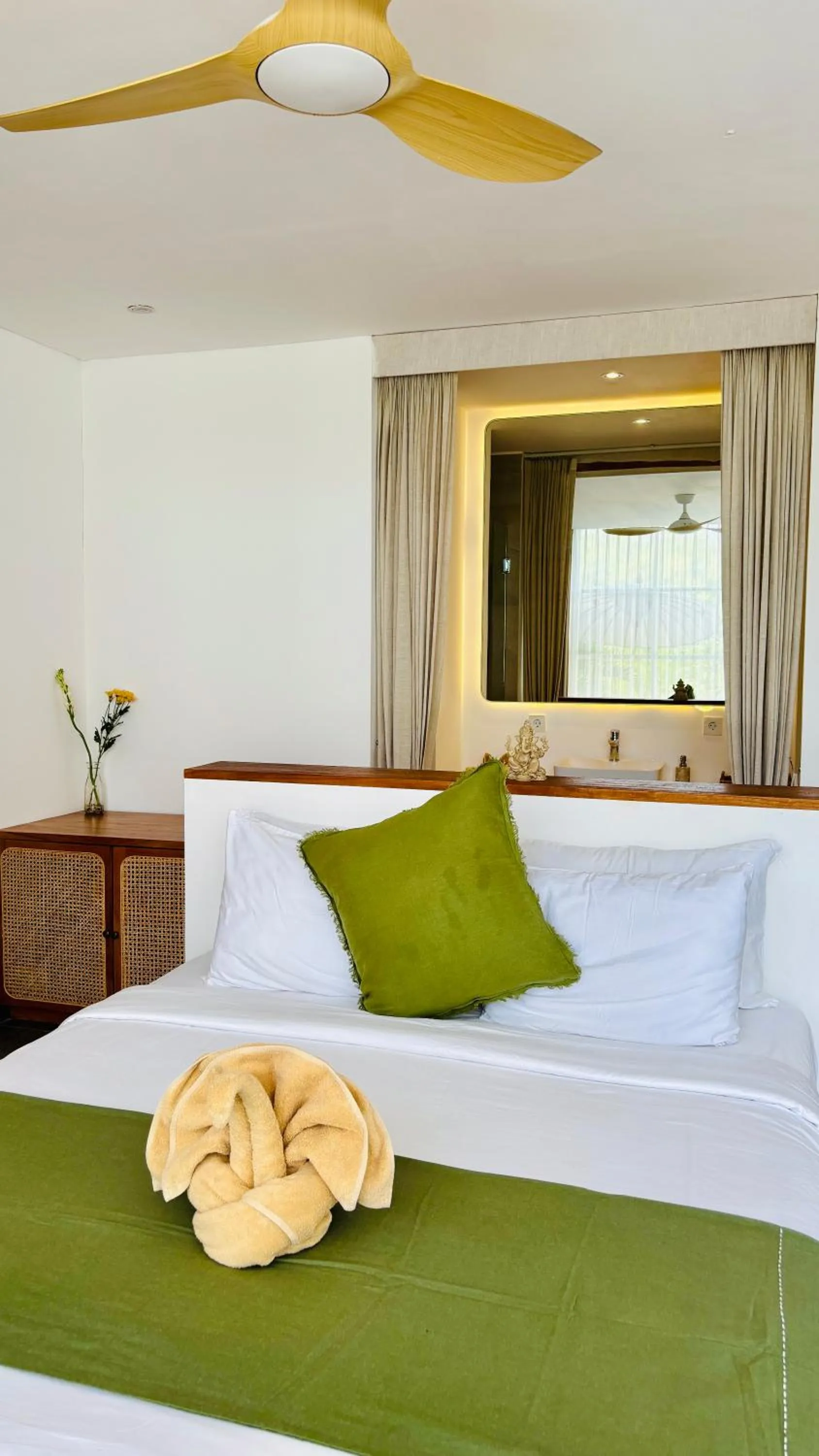 Bedroom, Bed in Mantra Wellness Center