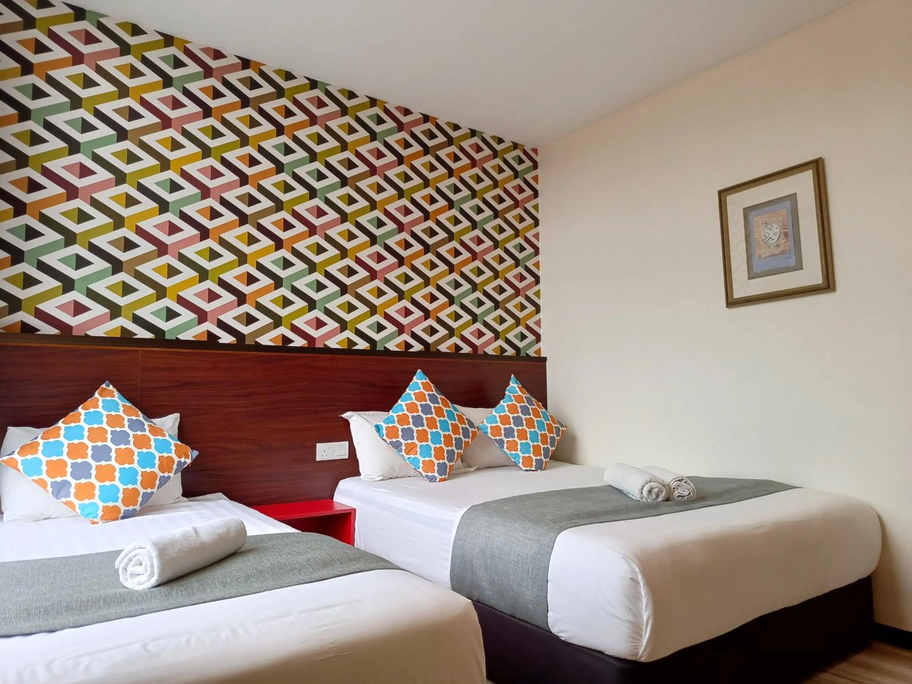 Bed in Beautiful Marigold Hotel