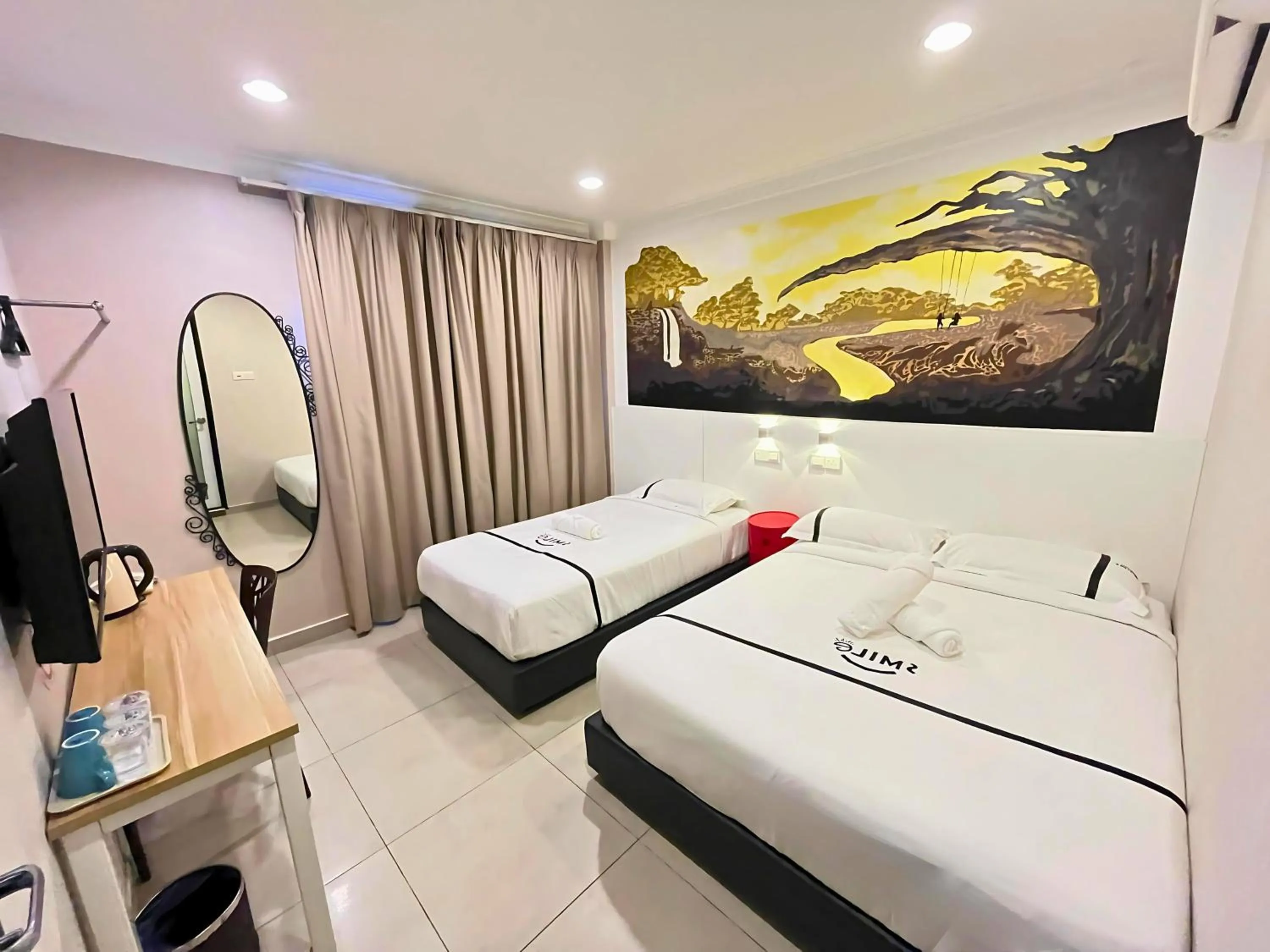 Bed in Smile Hotel Shah Alam ICity