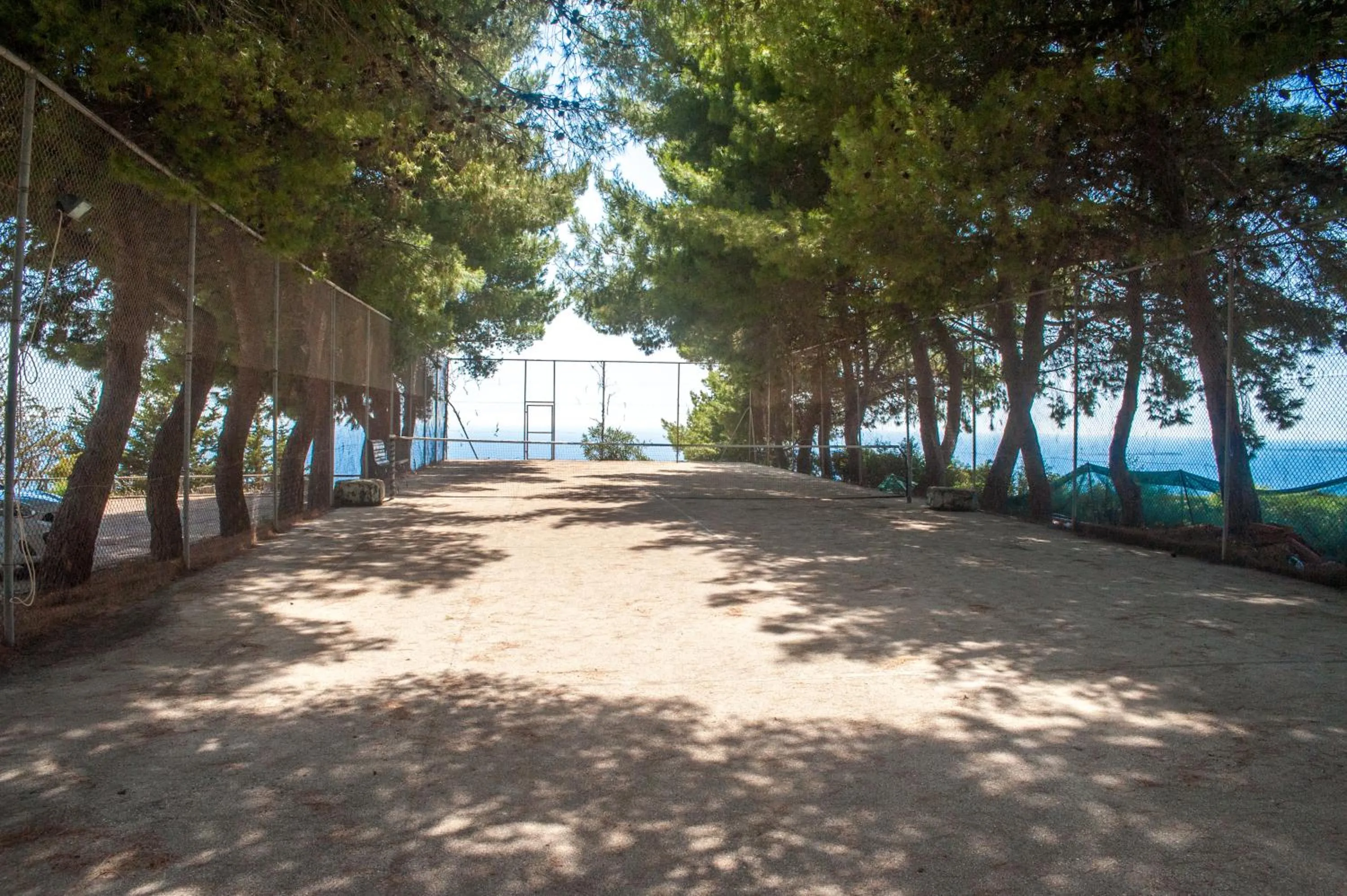 Tennis court in Mouikis Sun Village