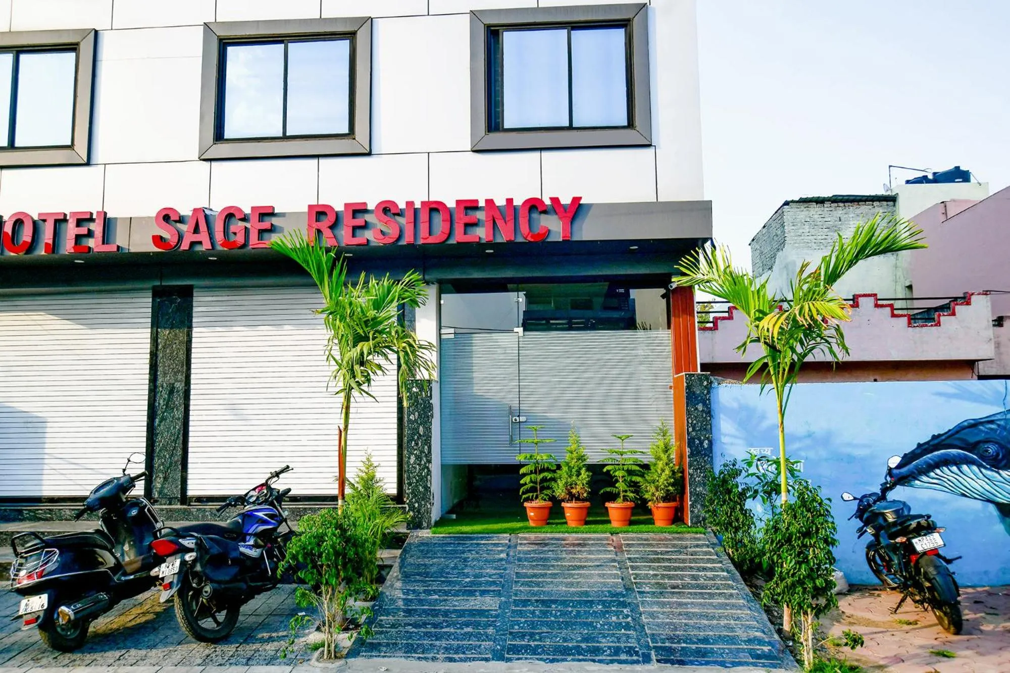 Property building in FabHotel Sage Residency