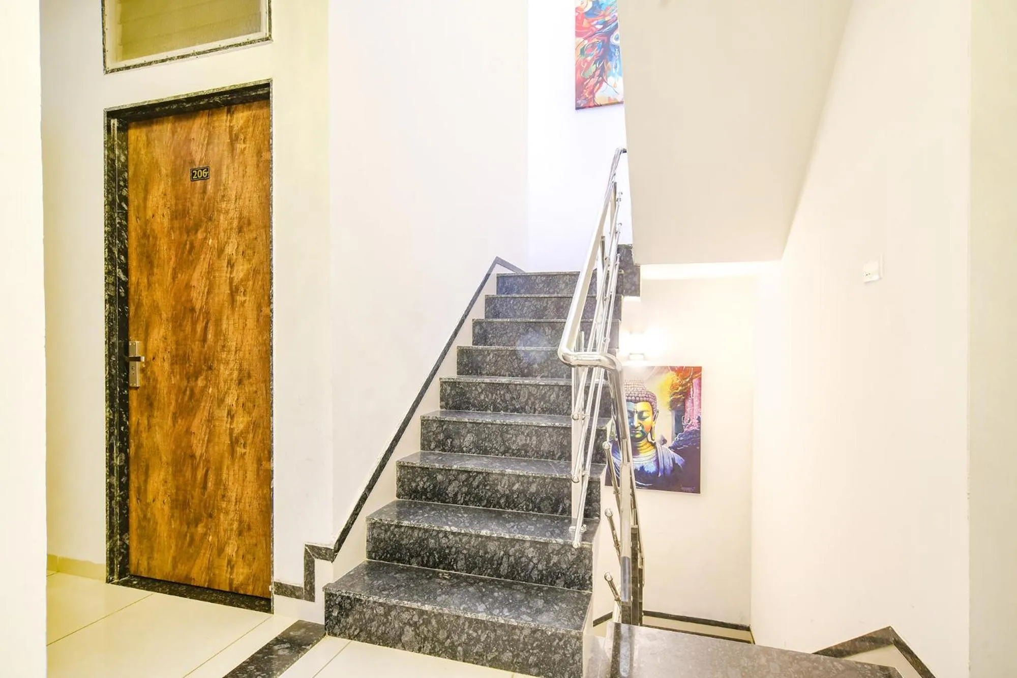 Lobby or reception in FabHotel Sage Residency