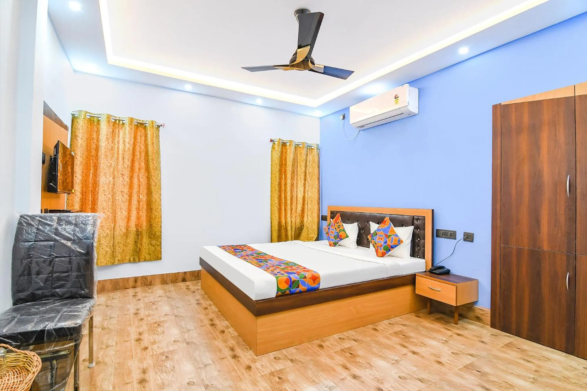 Bed in FabHotel D Park