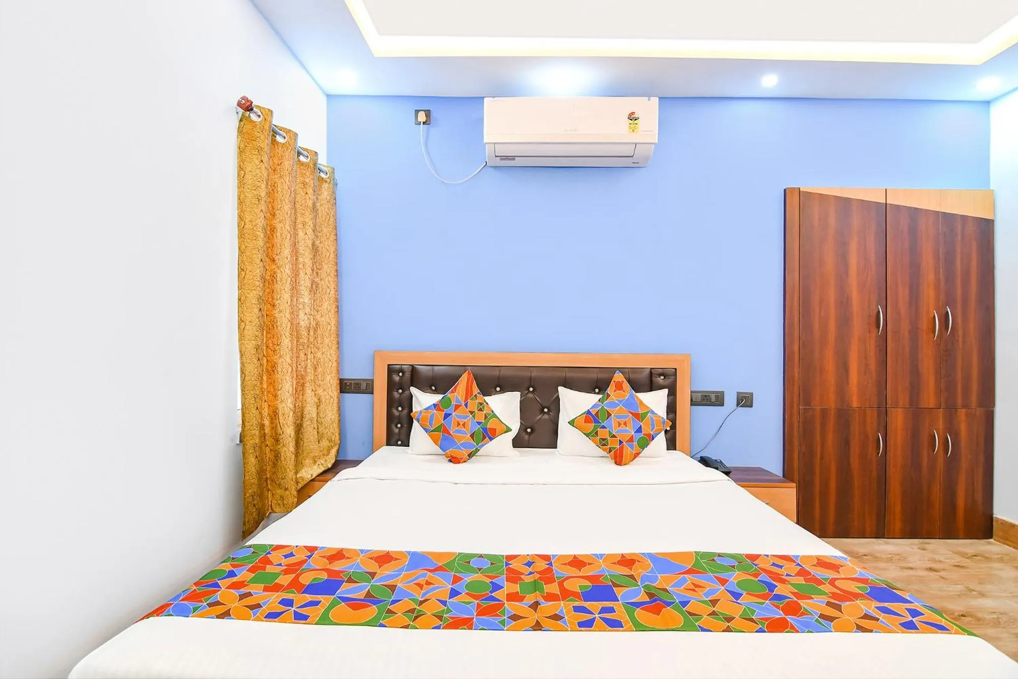 Bed in FabHotel D Park