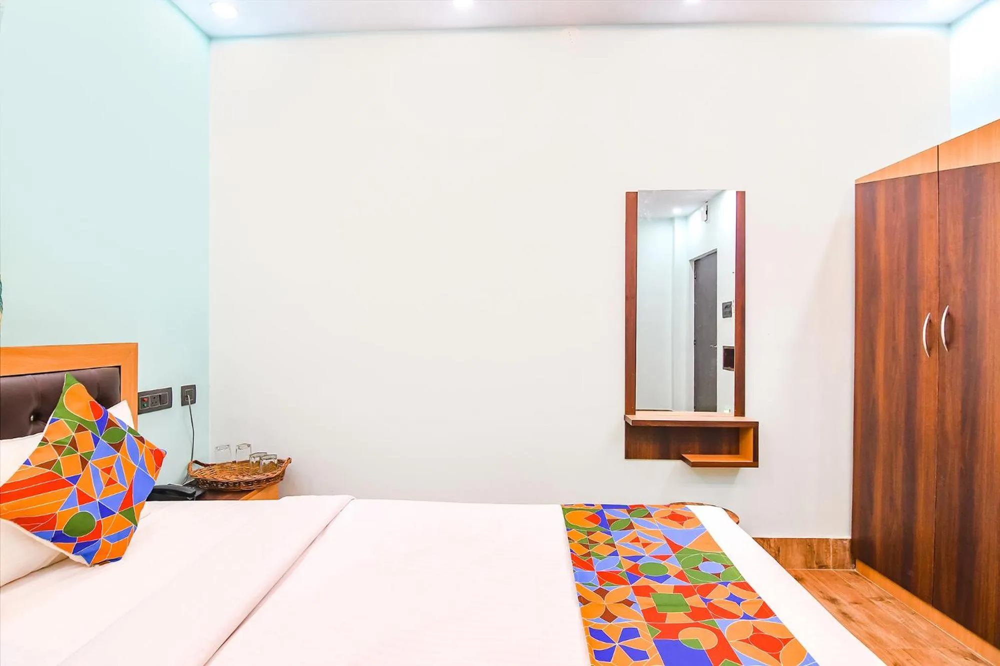 Bed in FabHotel D Park