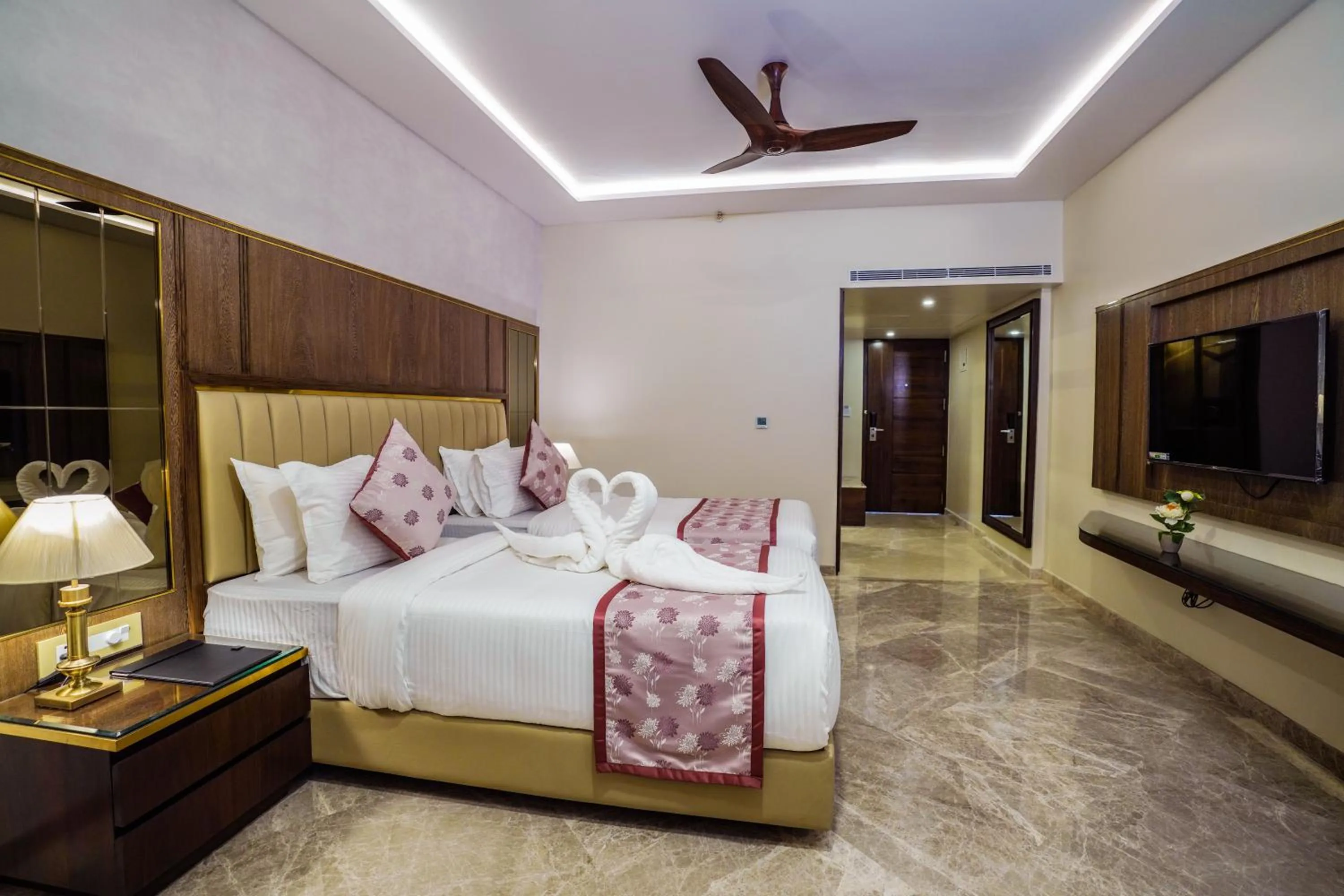 Photo of the whole room, Bed in UVA MANISH