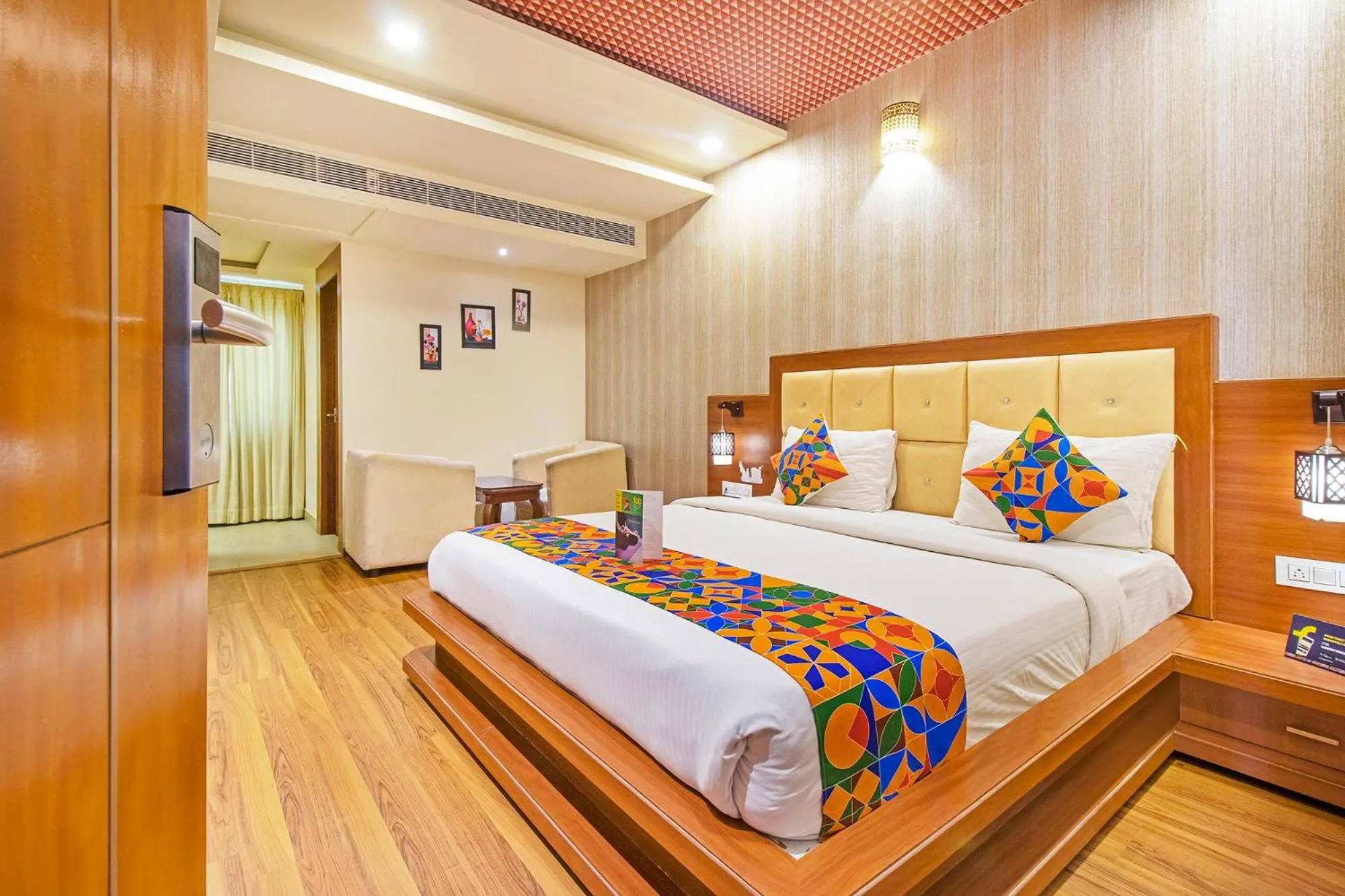 Bed in FabHotel Royal Stay I - Nr Mahadevpura