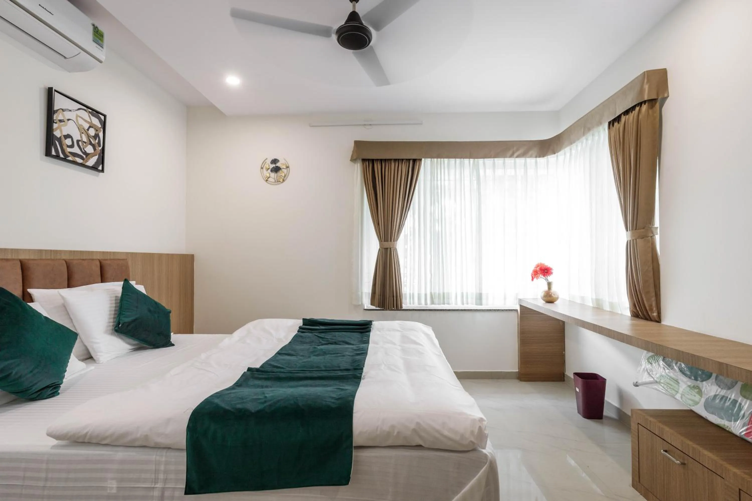 Bed in Sunlight Serviced Apartments