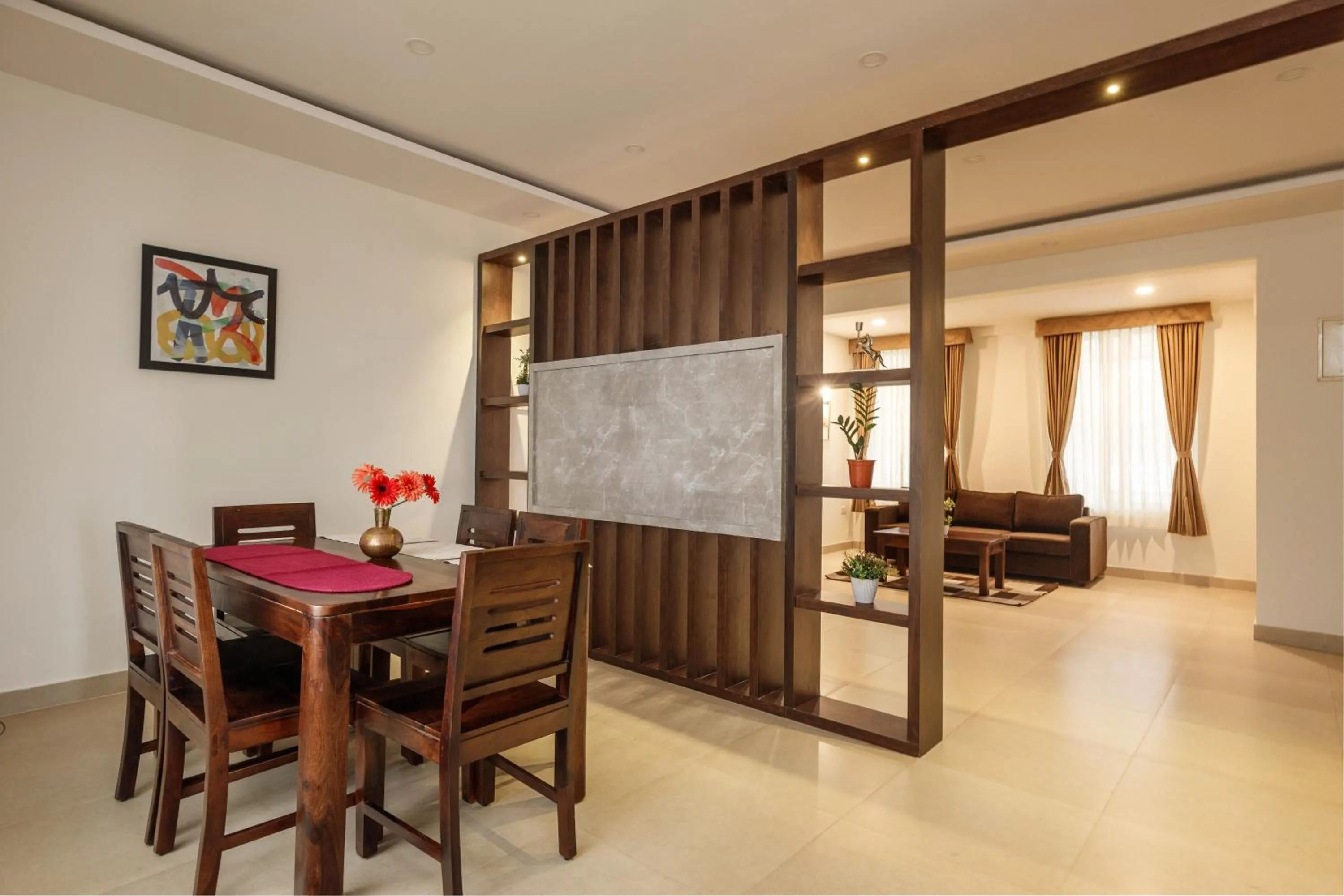 Dining area in Sunlight Serviced Apartments