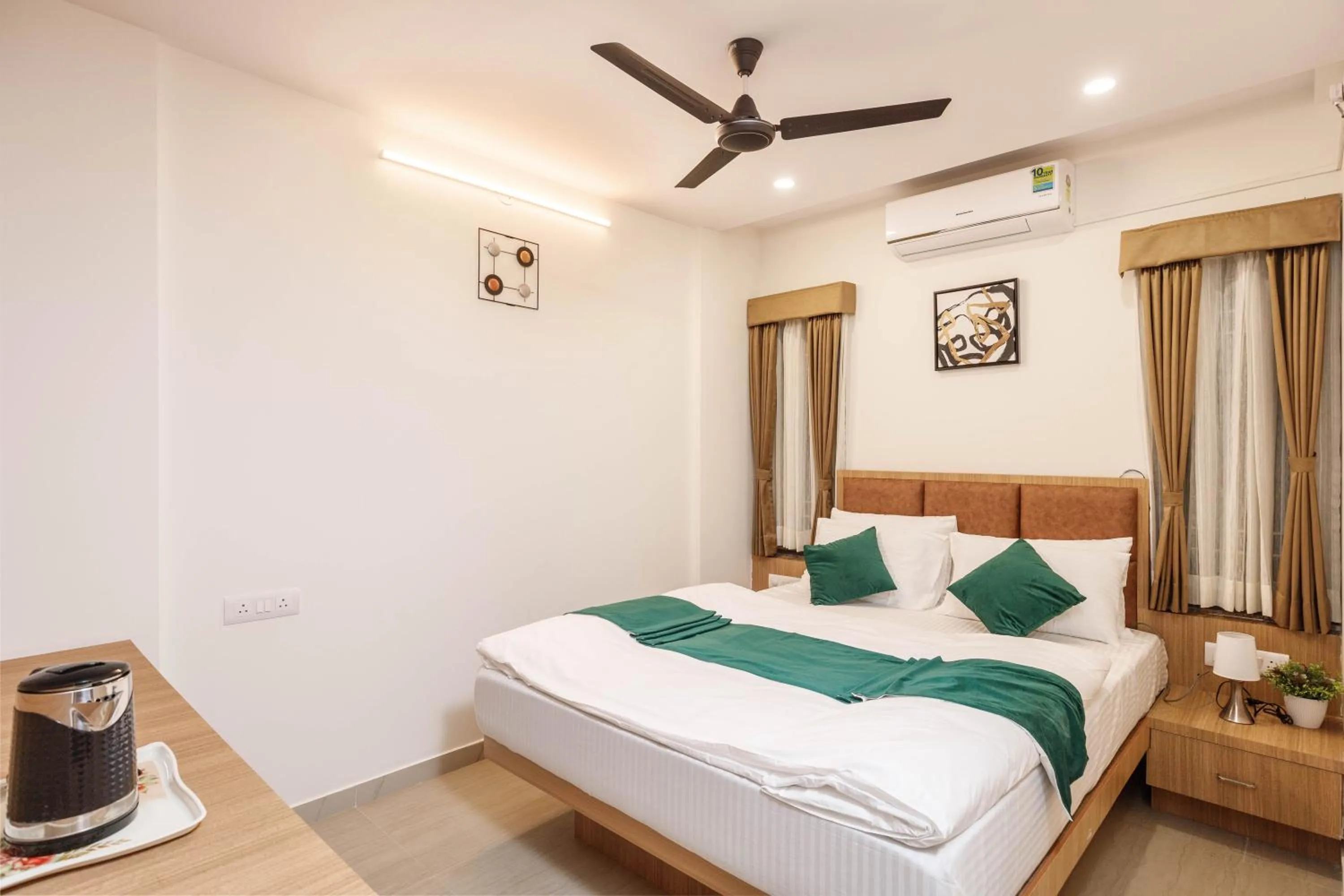 Bed in Sunlight Serviced Apartments