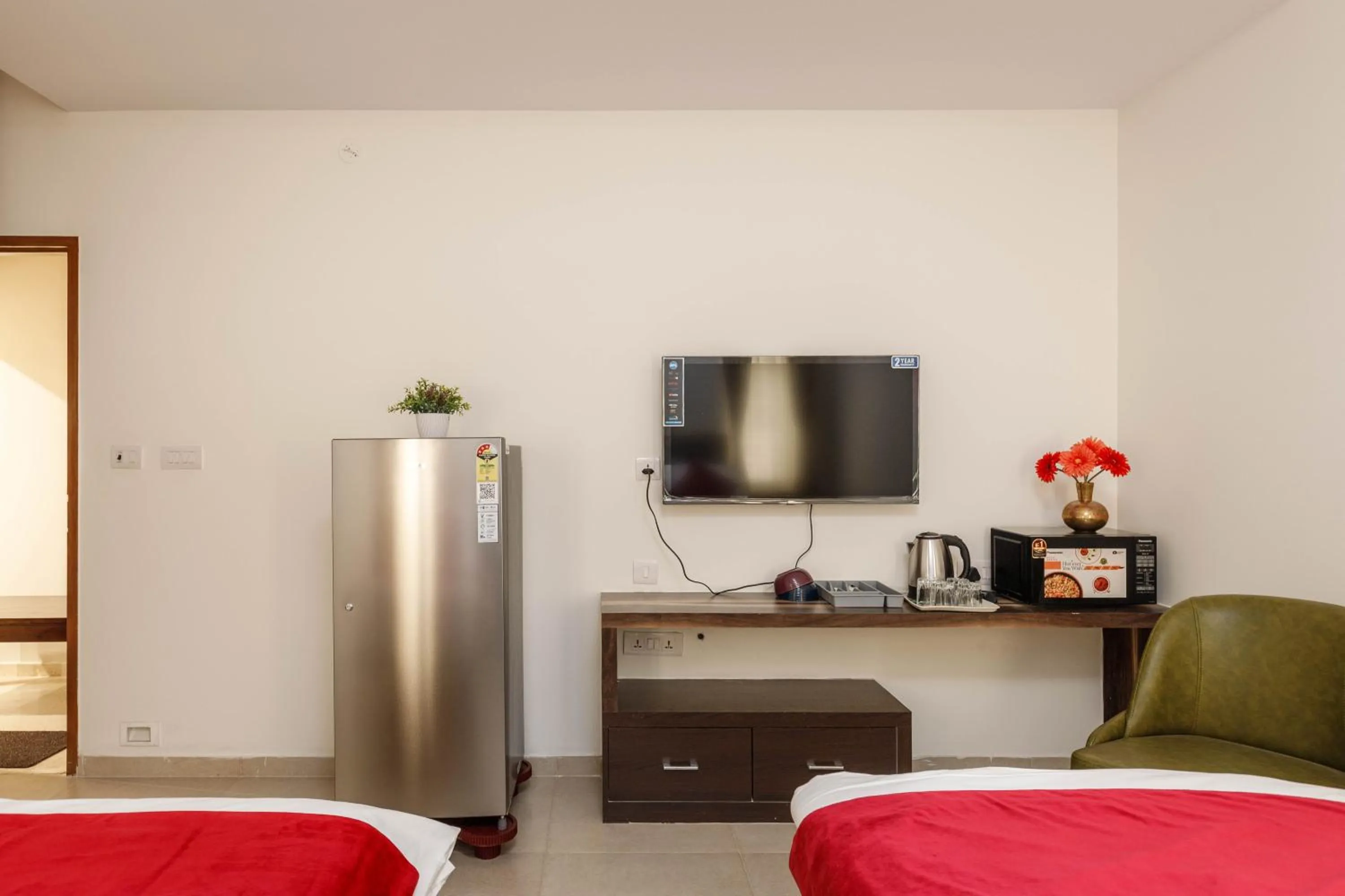 Bed in Sunlight Serviced Apartments