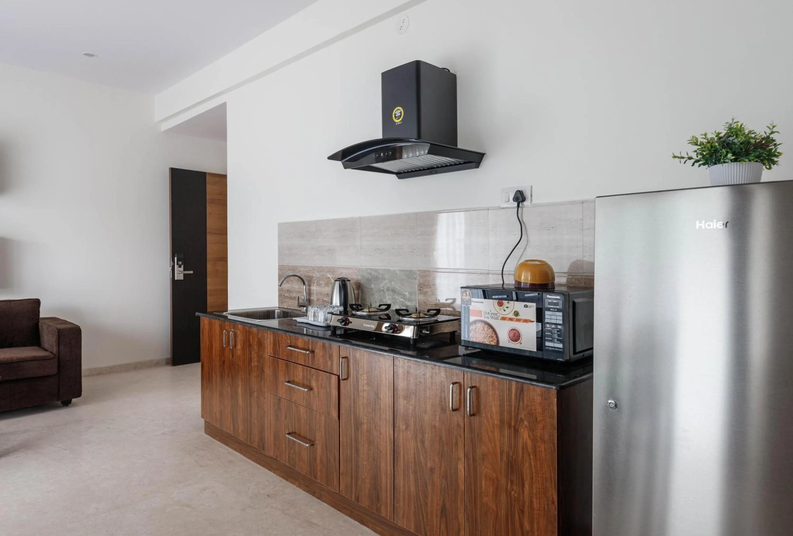 Kitchen or kitchenette in Sunlight Serviced Apartments