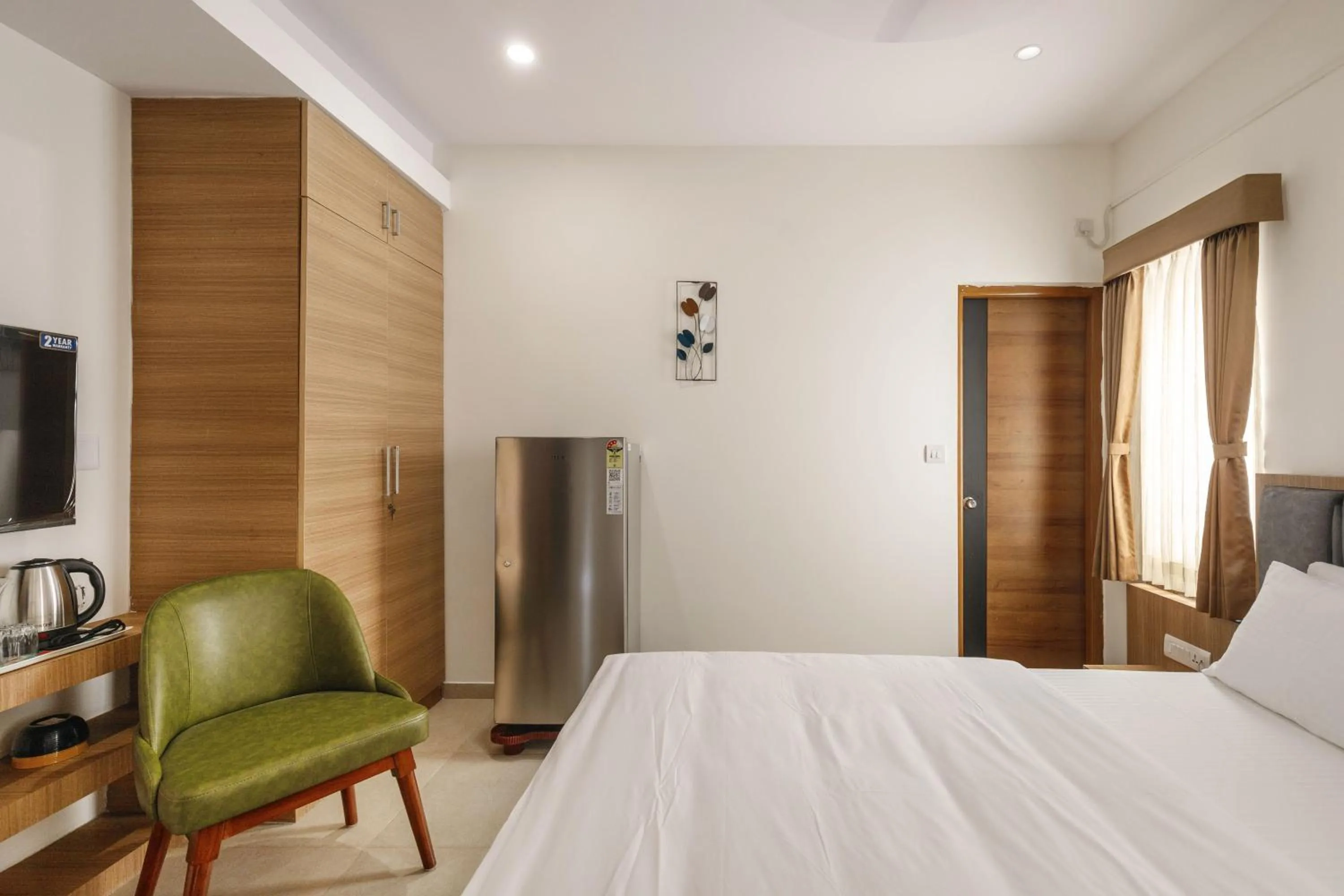 Bed in Sunlight Serviced Apartments