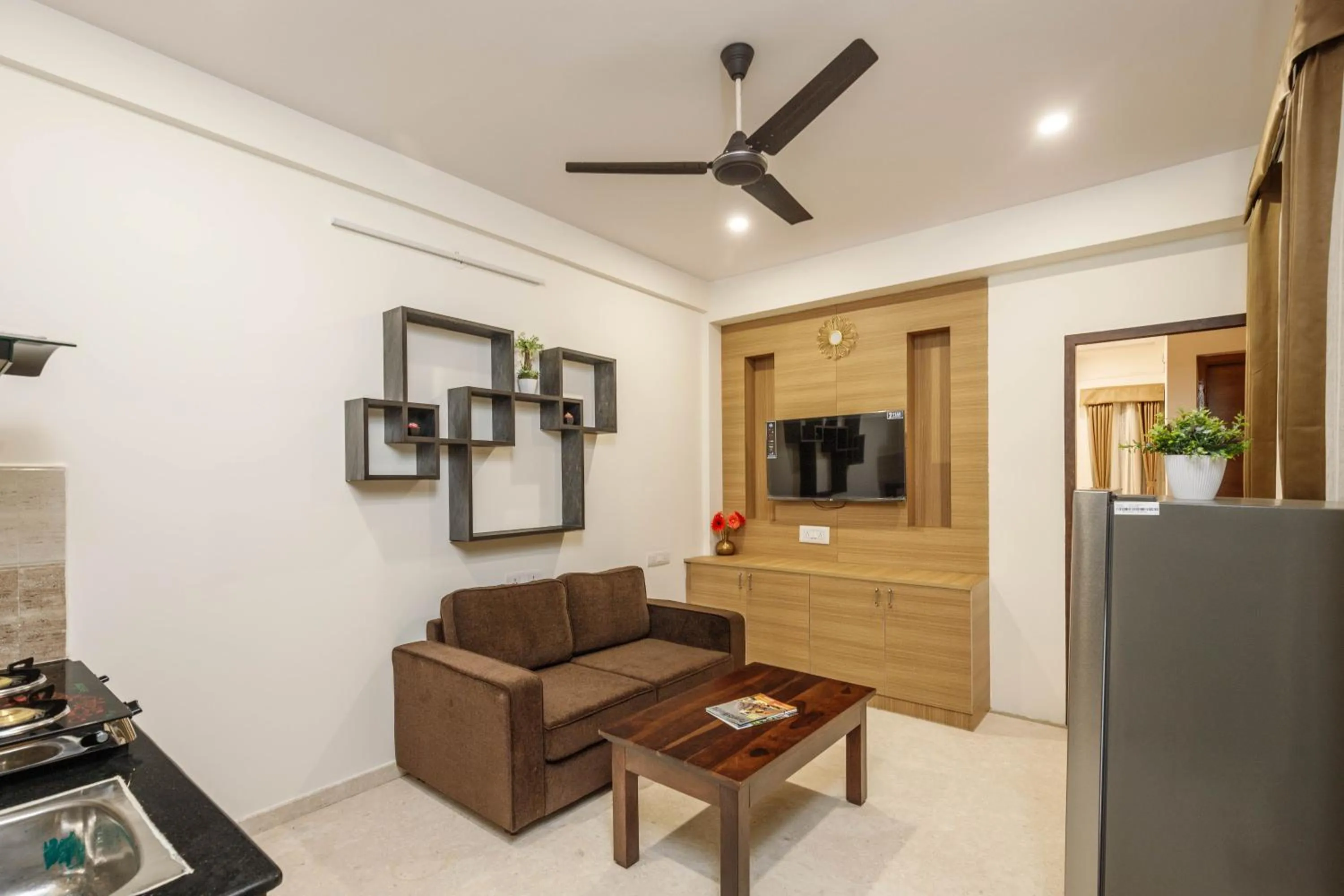 Kitchen or kitchenette in Sunlight Serviced Apartments
