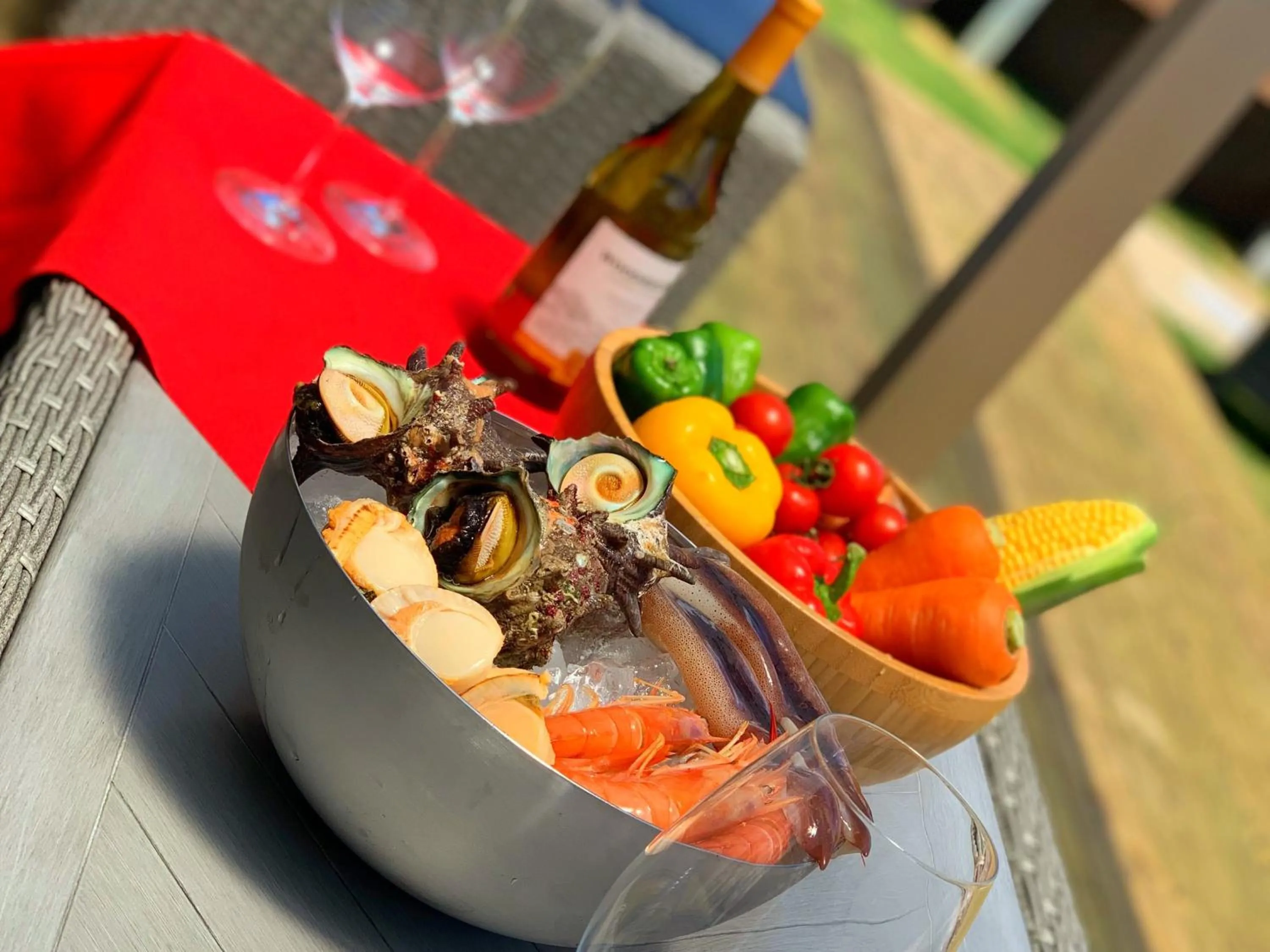 Food and drinks in Sea Front Villa