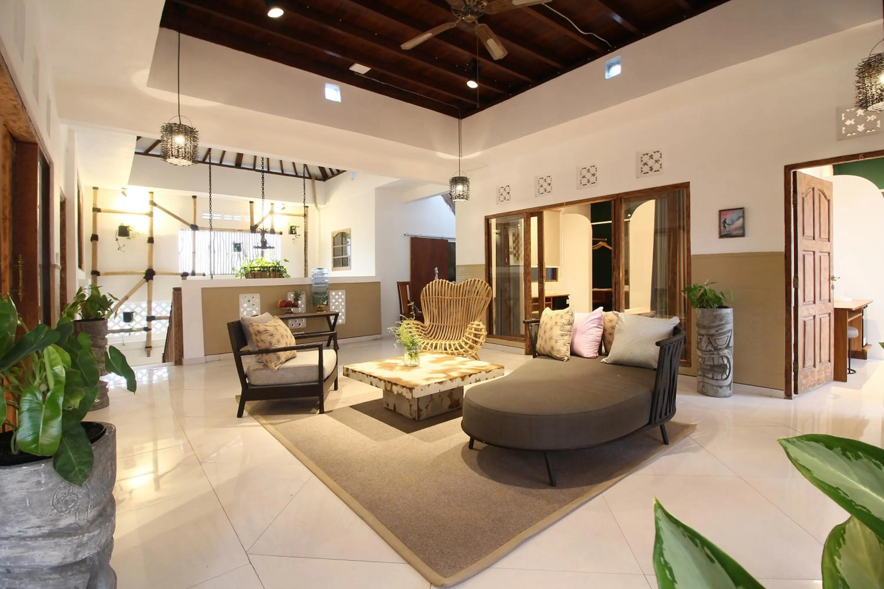 Living room in Seven Boards Canggu