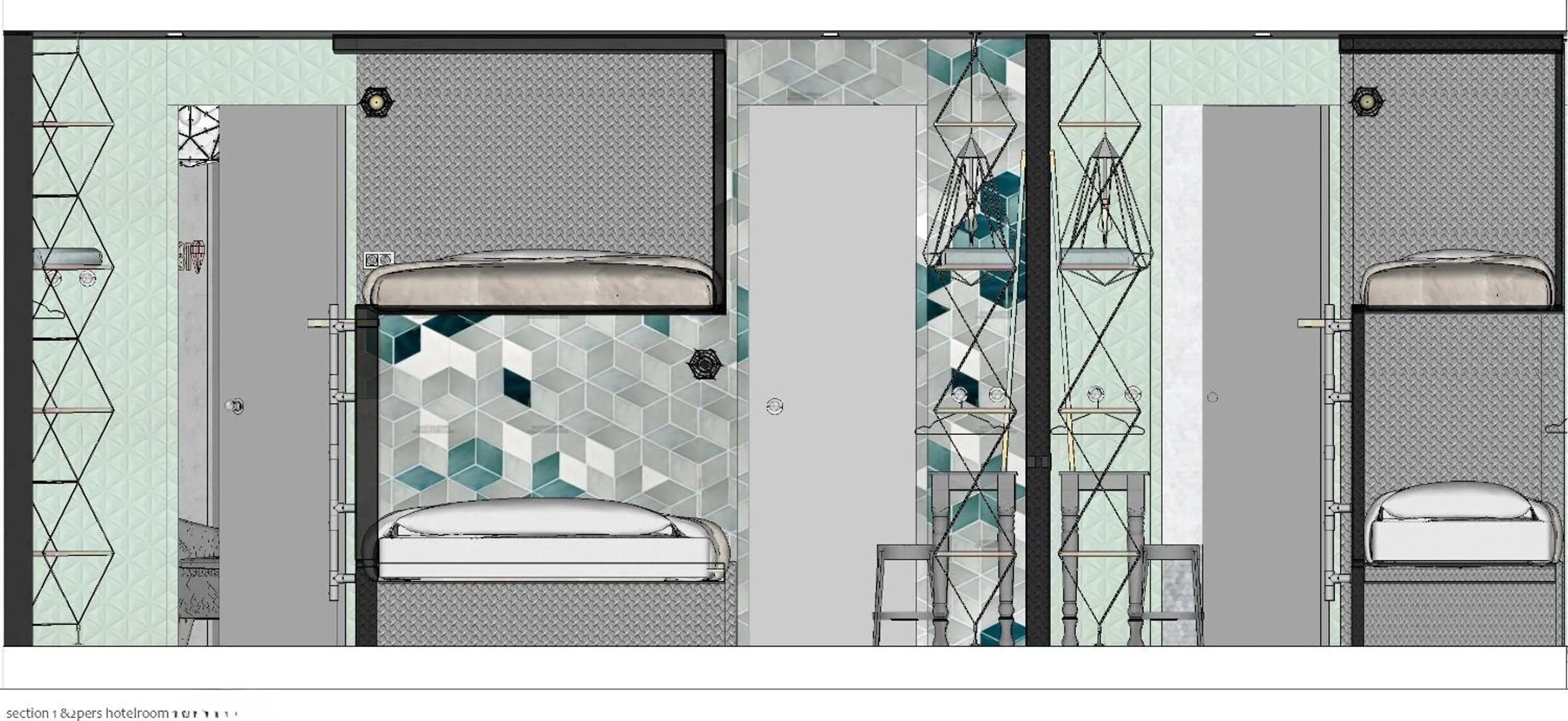 Bedroom, Bed in Diamond Capsule Hotel Amsterdam South