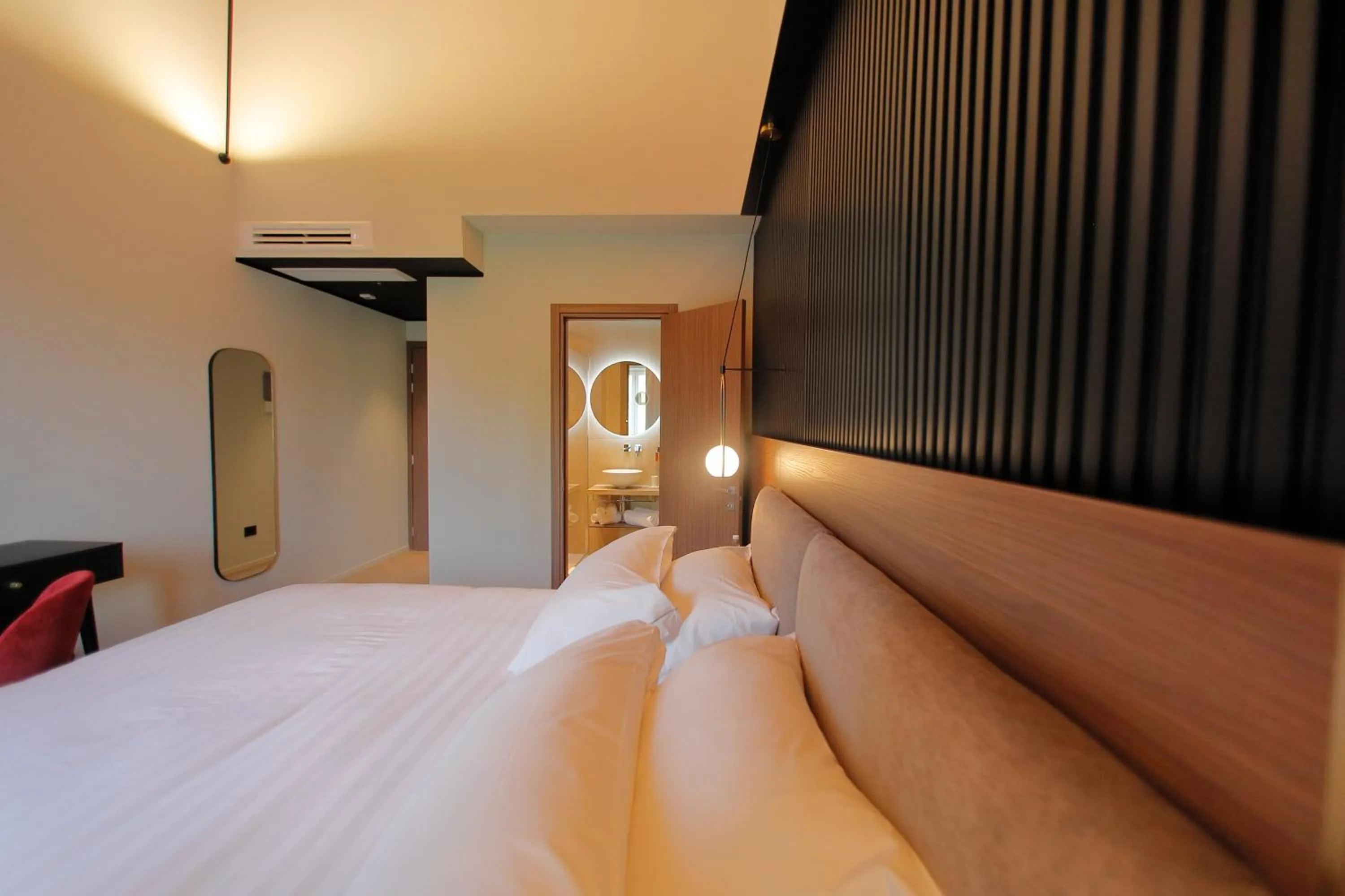 Bedroom, Bed in Hotel Namia by Dori