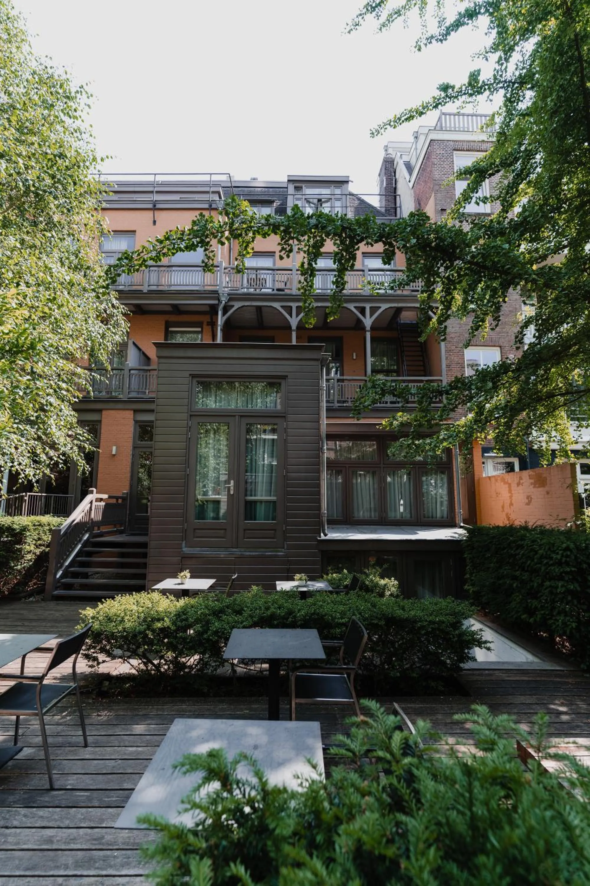 Garden in Hotel Roemer Amsterdam