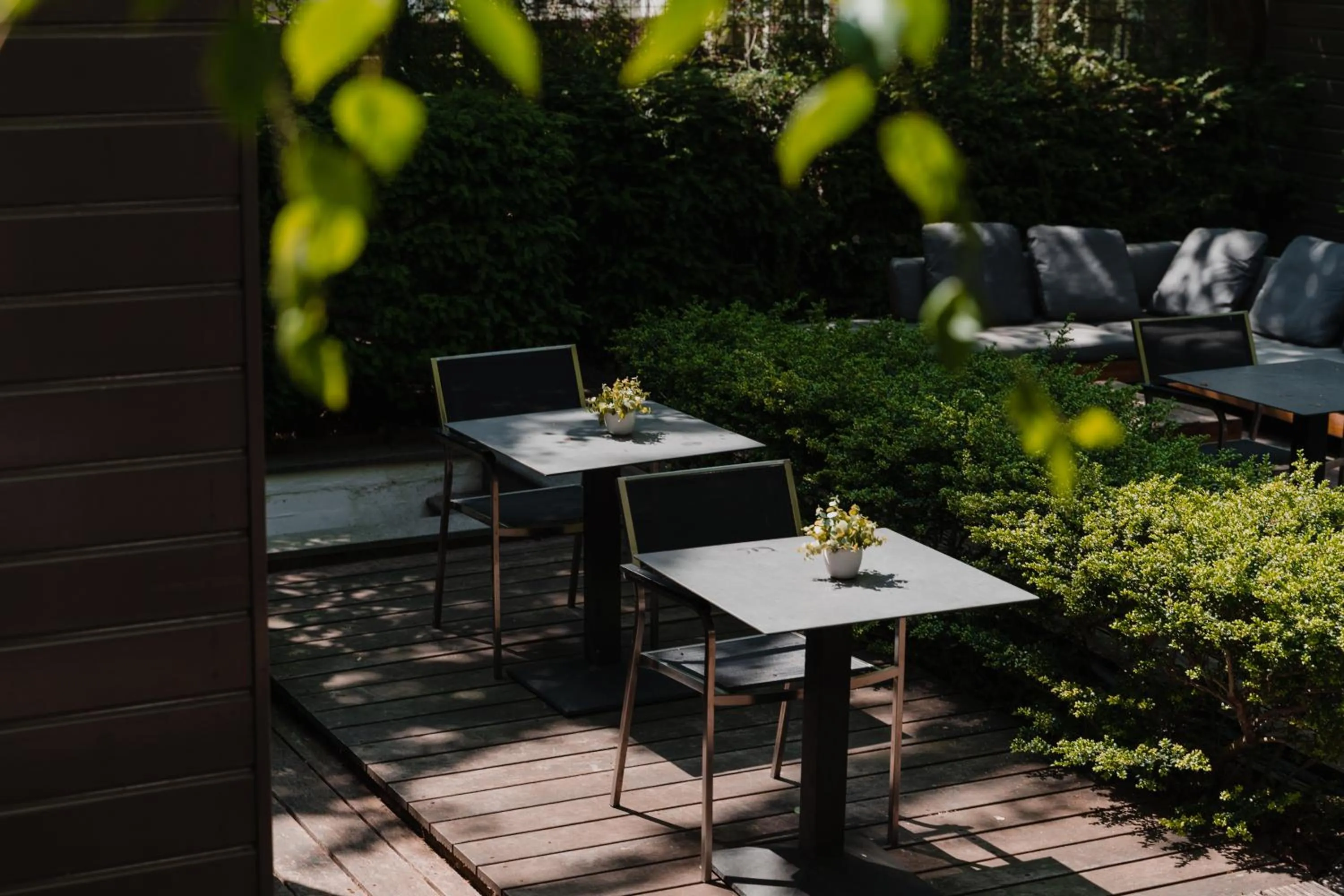 Garden in Hotel Roemer Amsterdam